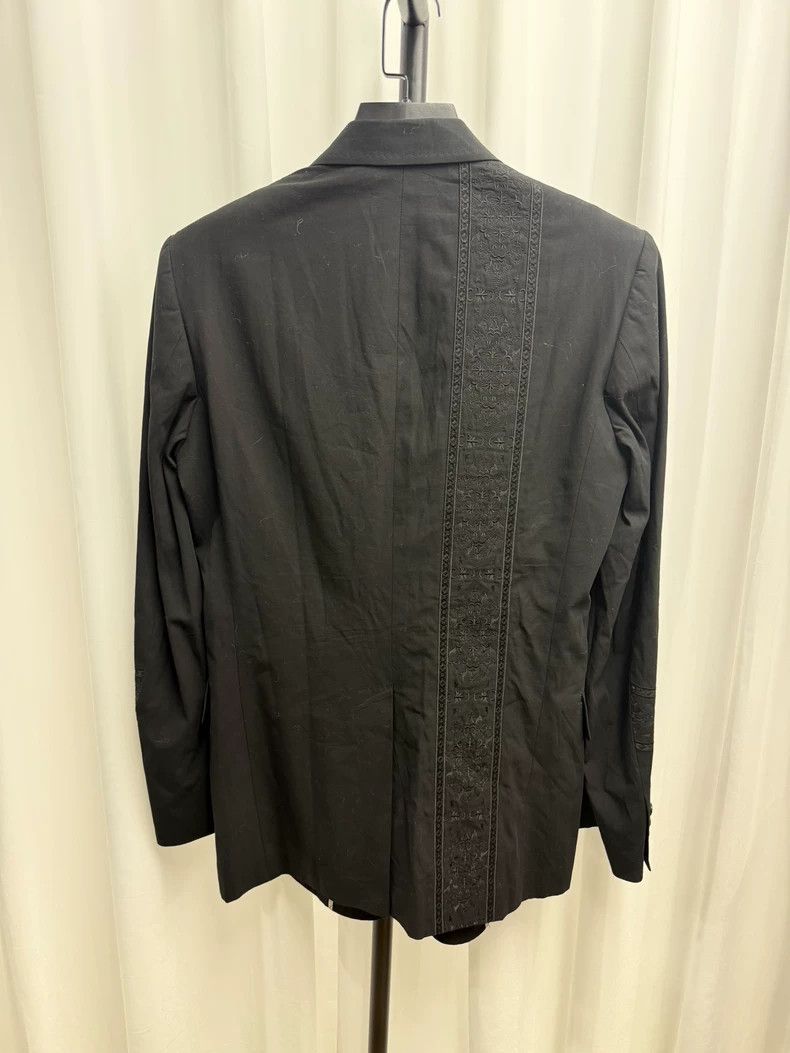 Yohji Yamamoto yohji yamamoto size 2 Embroidered Totem Patch blazer 2502- Size 36S - 4 Thumbnail