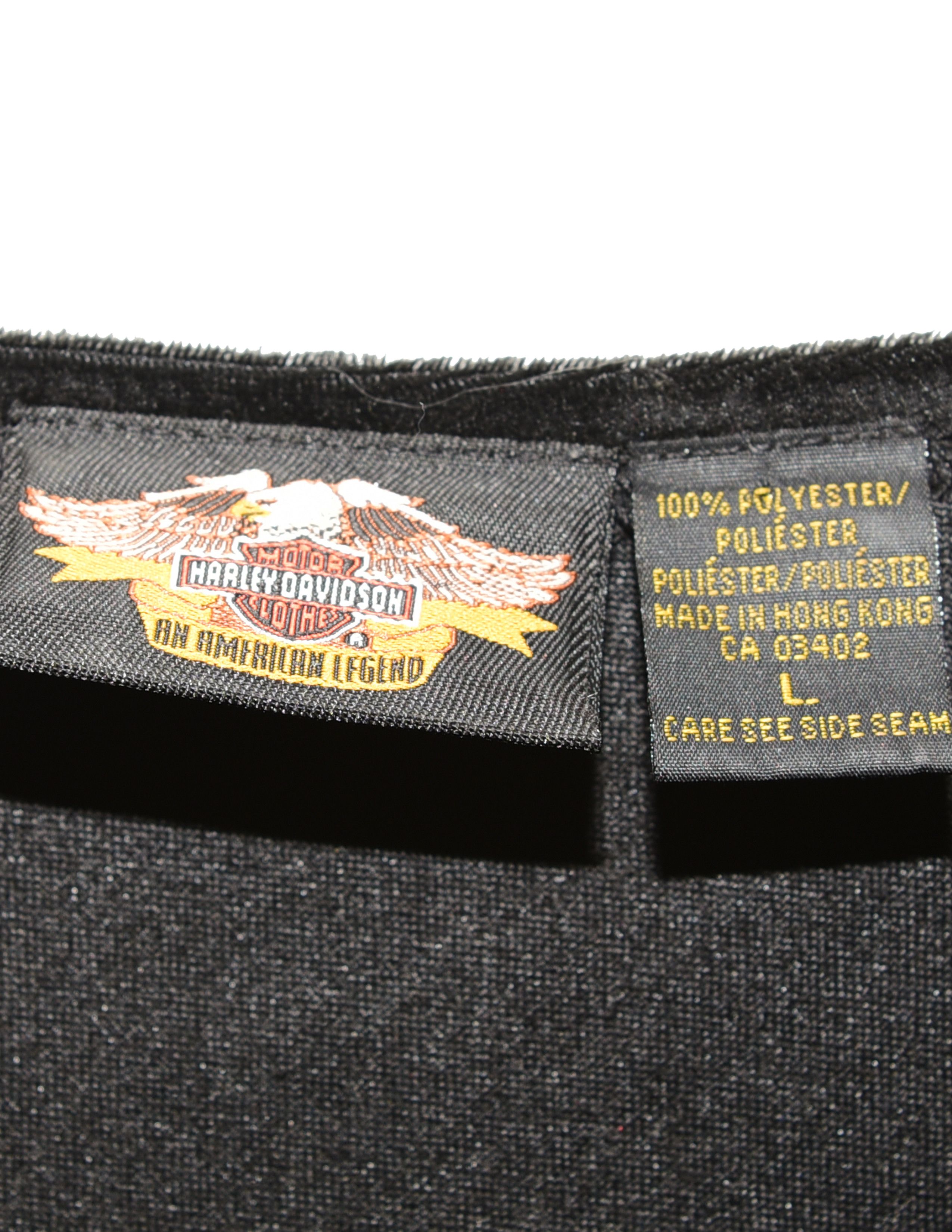 Harley Davidson Harley Davidson Vintage Velvet Blouse Size L / US 10 / IT 46 - 3 Thumbnail