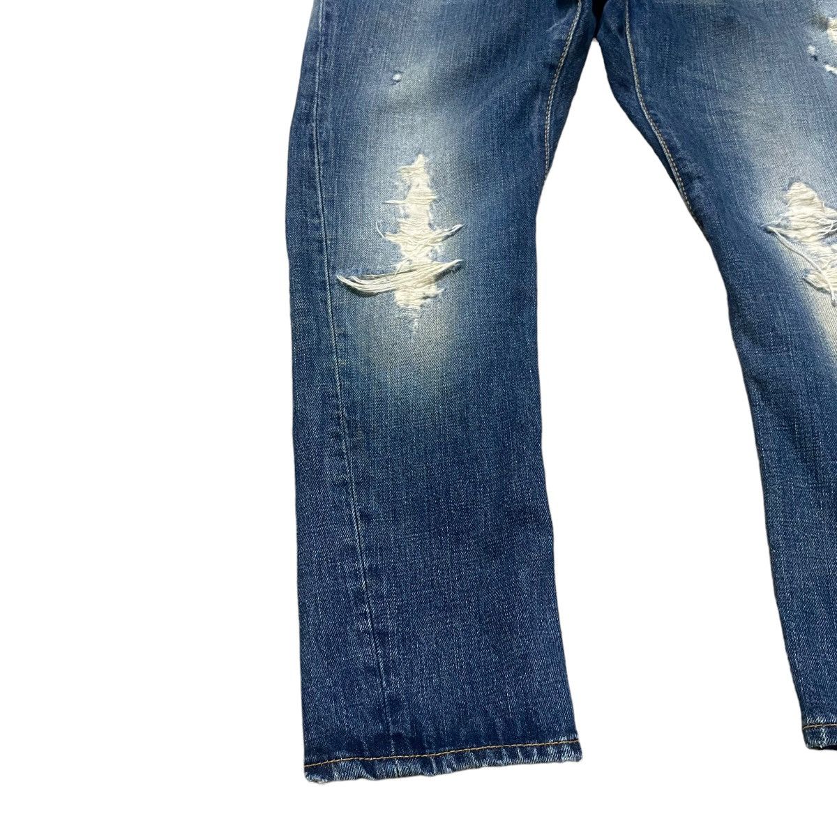 Dsquared2 Dsquared2 Distressed Denim Cropped Jeans Size 28" / US 6 / IT 42 - 7 Thumbnail
