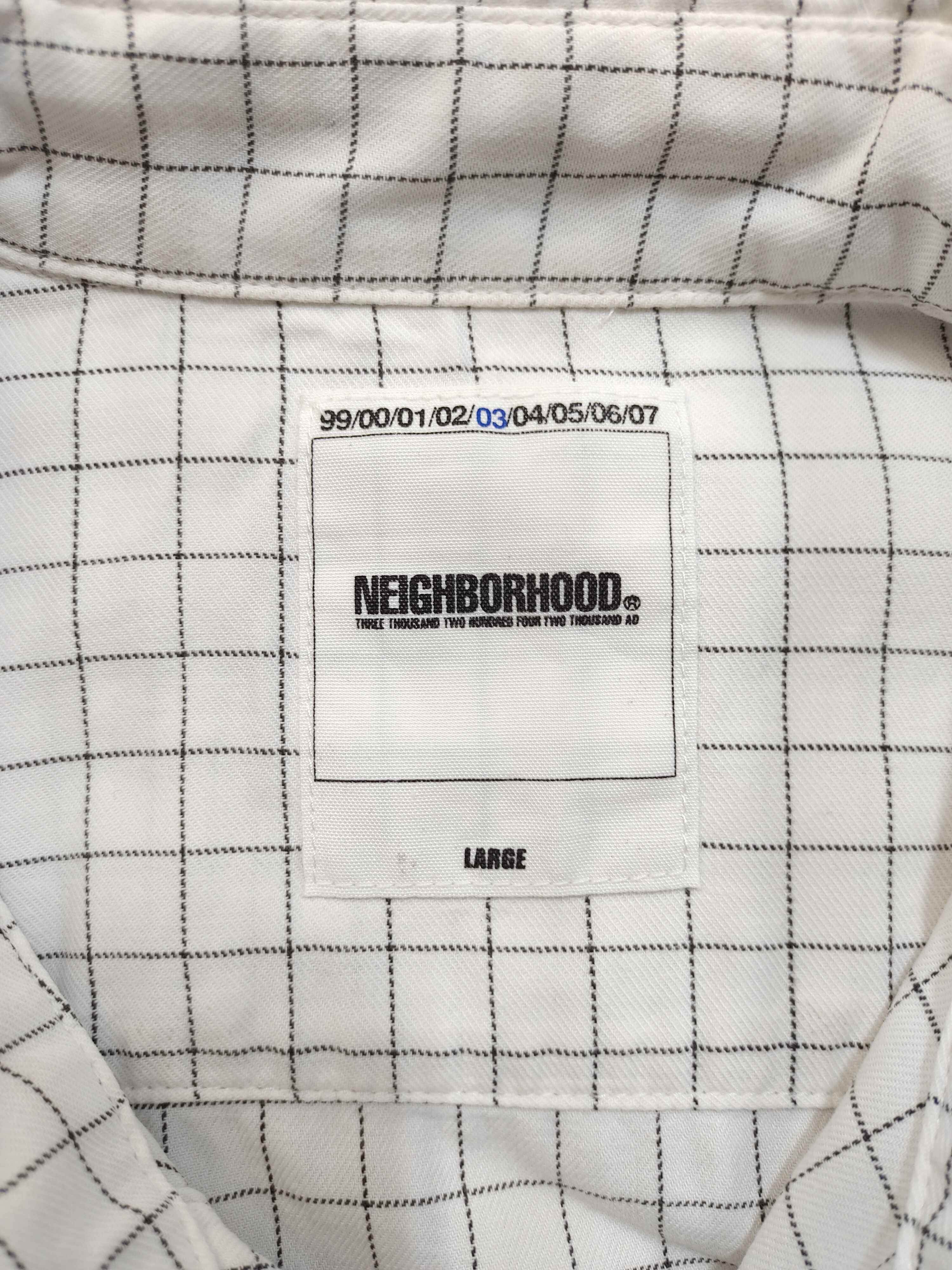 Neighborhood VINTAGE Y2K NEIGHBORHOOD CHECKERED SHIRT Size US L / EU 52-54 / 3 - 11 Thumbnail
