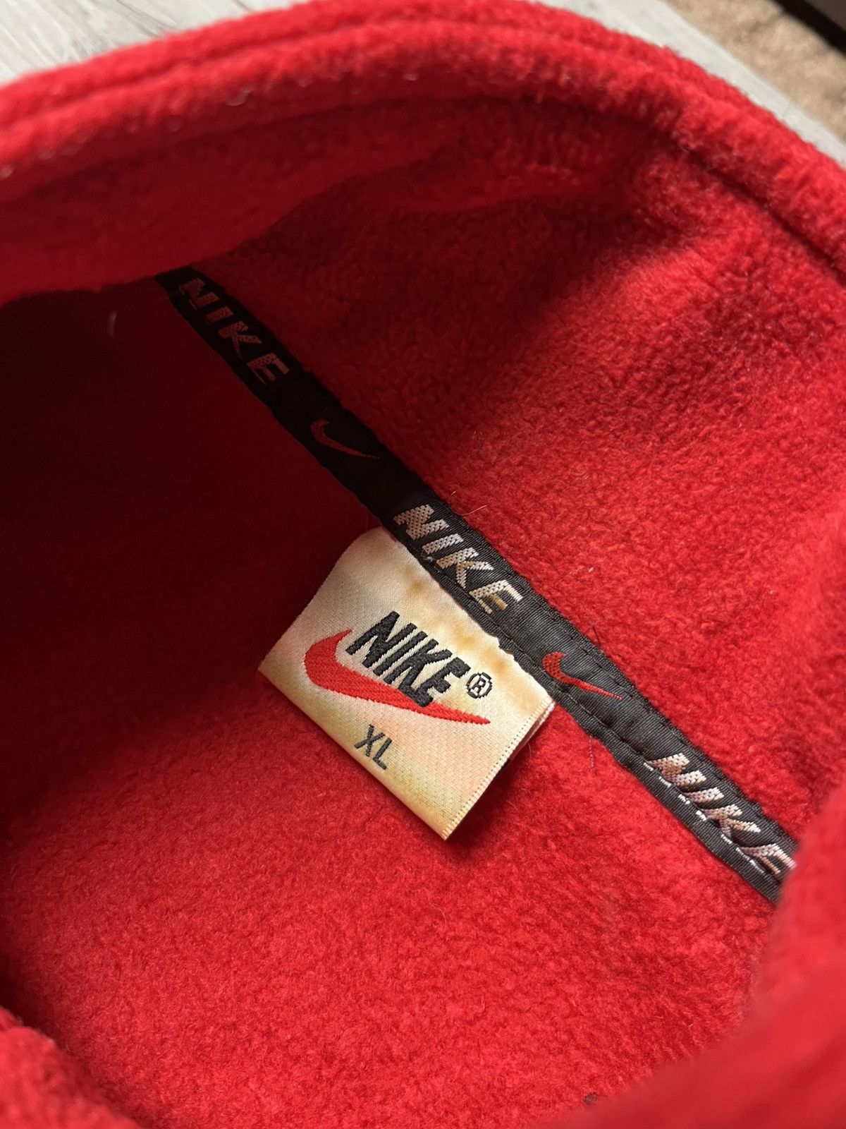 Nike Vintage Nike fleece 1/4 zip jacket embroidered bootleg Size US XL / EU 56 / 4 - 4 Thumbnail