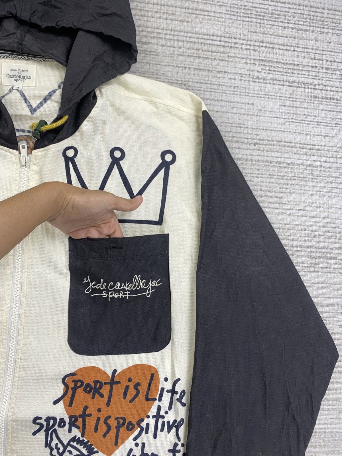 Jean Charles De Castelbajac Vintage Castelbajac Sport Full Printed Hoodie Jacket Size US XL / EU 56 / 4 - 6 Thumbnail
