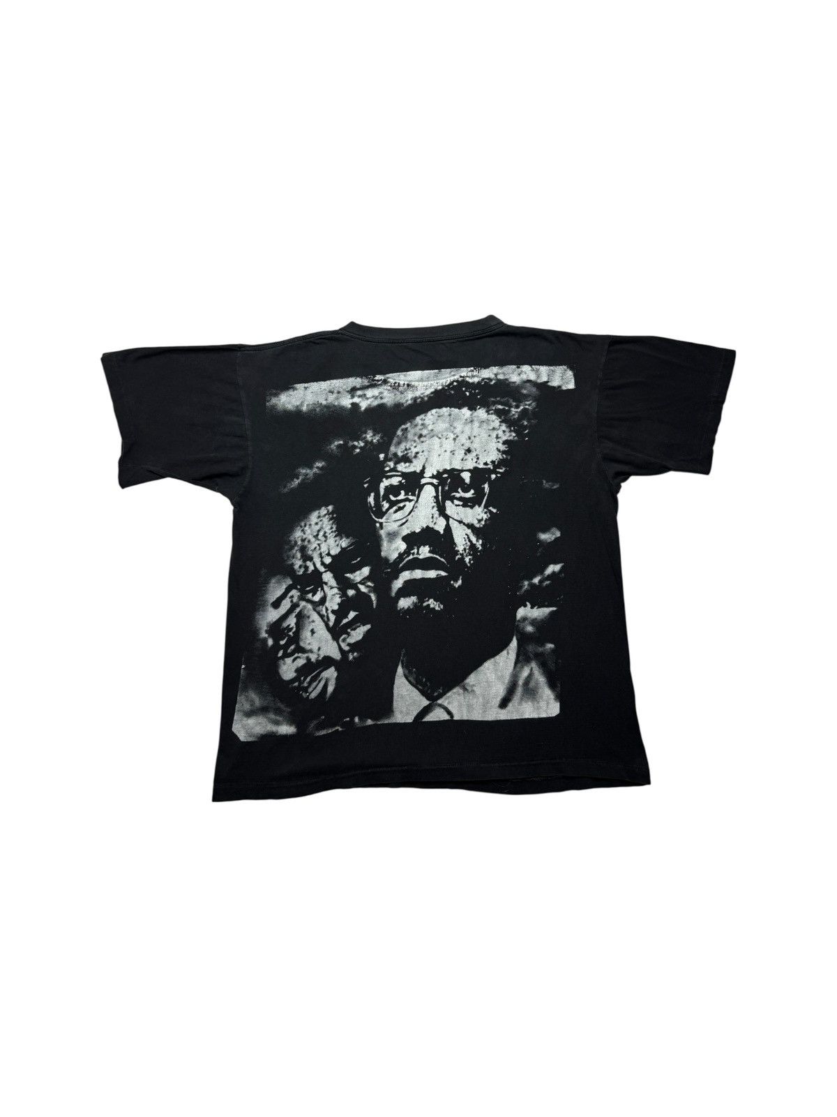 Vintage Vintage 1990’s Malcolm X Rap Tee Shirt Size US XL / EU 56 / 4 - 4 Thumbnail
