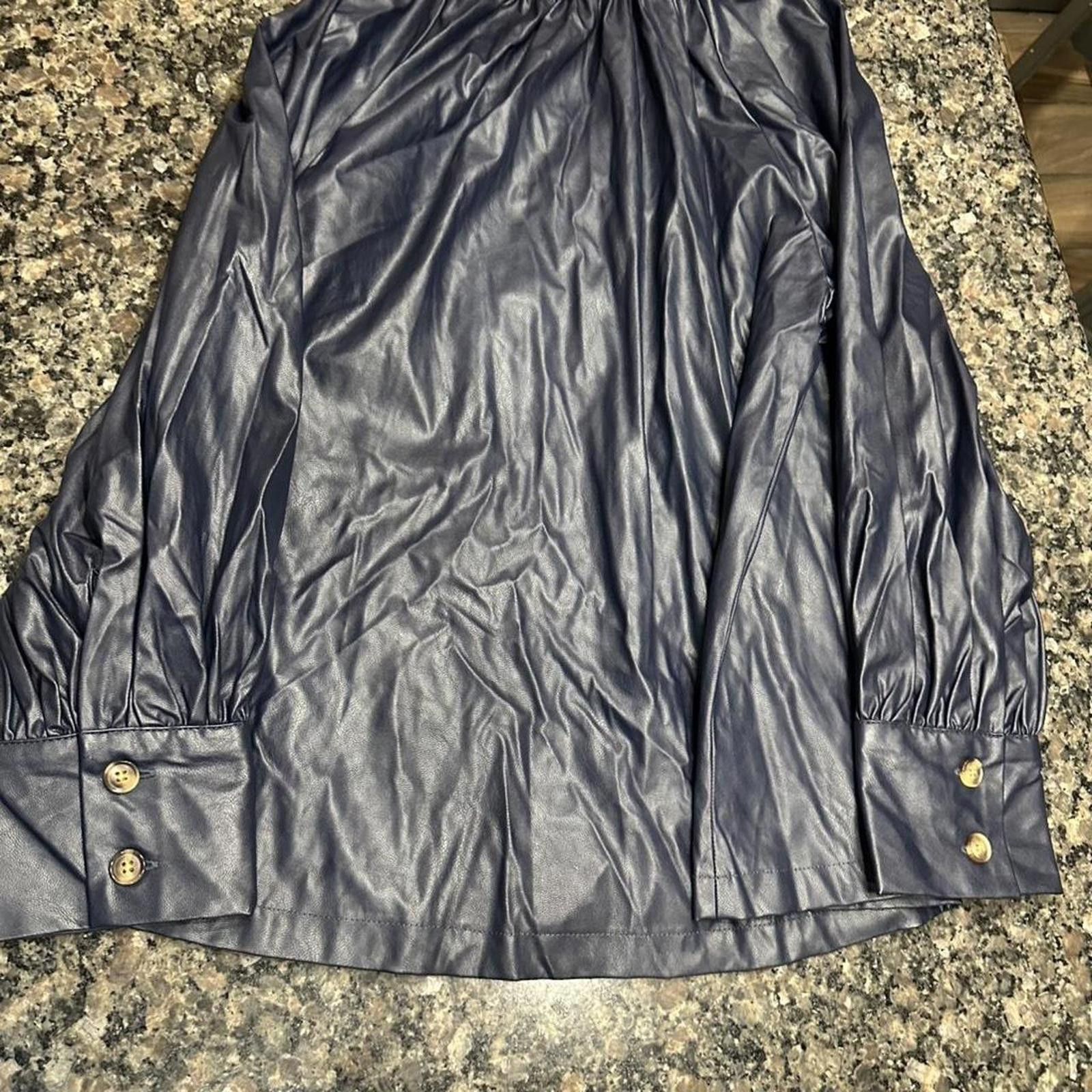 Other Rachel Comey Women's Blue and Navy Blous Size S / US 4 / IT 40 - 3 Thumbnail