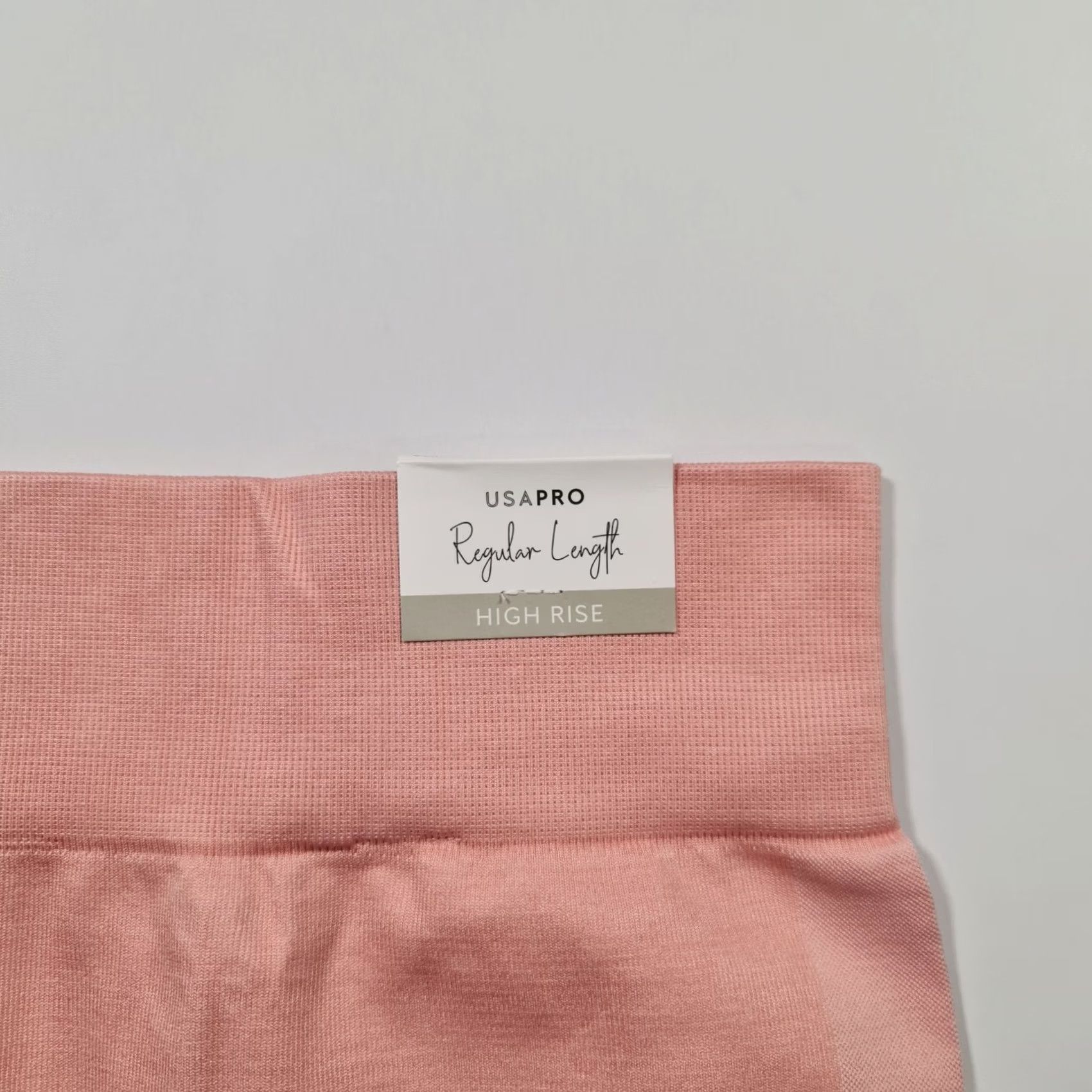 Vintage USA PRO Leggings Pink 6 UK High Waist Regular Womens Tights Comfort Breathable Seamless 54% Polyamide 42% Polyester 4% Elastane Sports Size 28" / US 6 / IT 42 - 8 Thumbnail