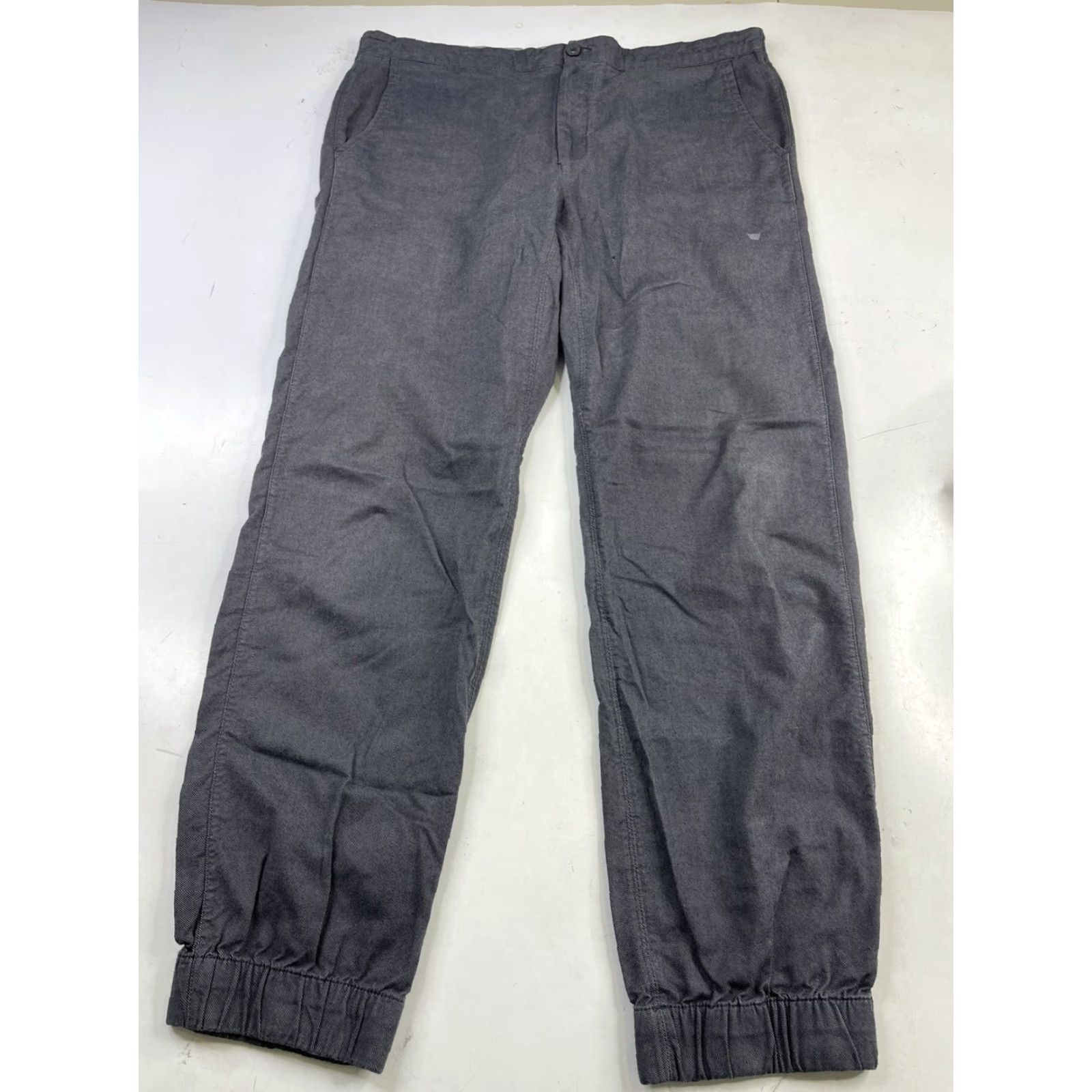 Vintage Mack Weldon Jogger Pants Men's L Gray Drawstring Stretch Cotton Daily Wear Athletic Tapered Pants Size US 33 - 2 Thumbnail