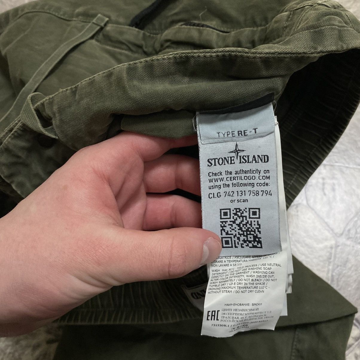Stone Island Vintage Stone Island Cargo Pants Patch Program Joggers Size US 32 / EU 48 - 17 Thumbnail