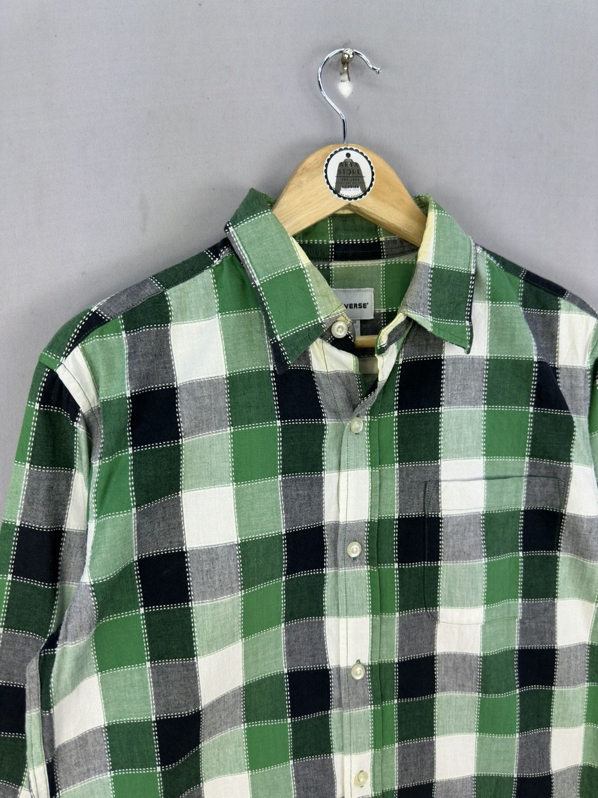 Converse Converse Plaid Check Flannel Shirt Size US L / EU 52-54 / 3 - 2 Thumbnail