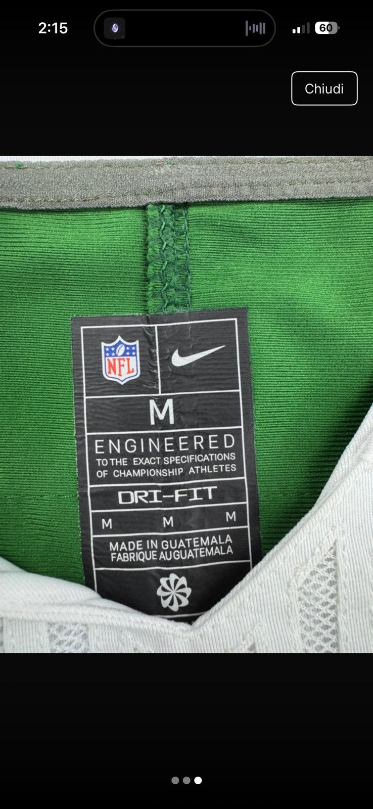 NFL Jersey New York Jets Suace Gardner #1 Size US M / EU 48-50 / 2 - 3 Thumbnail