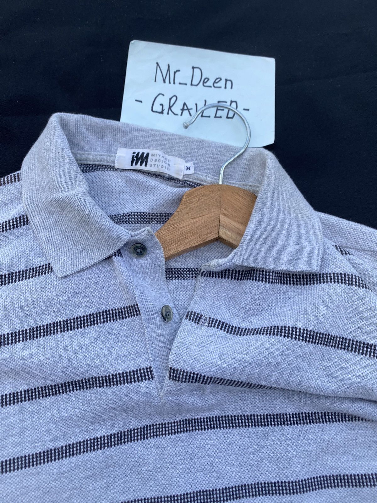 Issey Miyake Rare Vintage Issey Miyake IM Stripes Polo Shirt Size US M / EU 48-50 / 2 - 7 Thumbnail