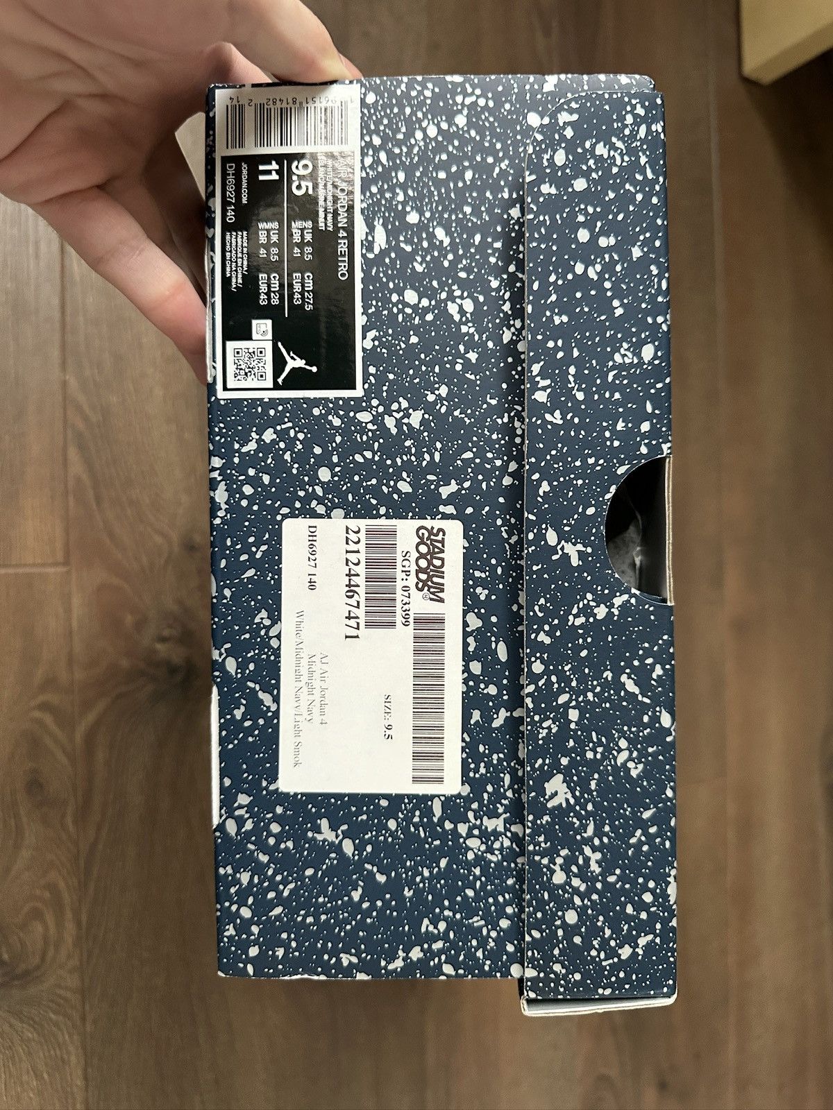Jordan Brand Jordan 4 Midnight Navy Size US 9.5 / EU 42-43 - 15 Thumbnail