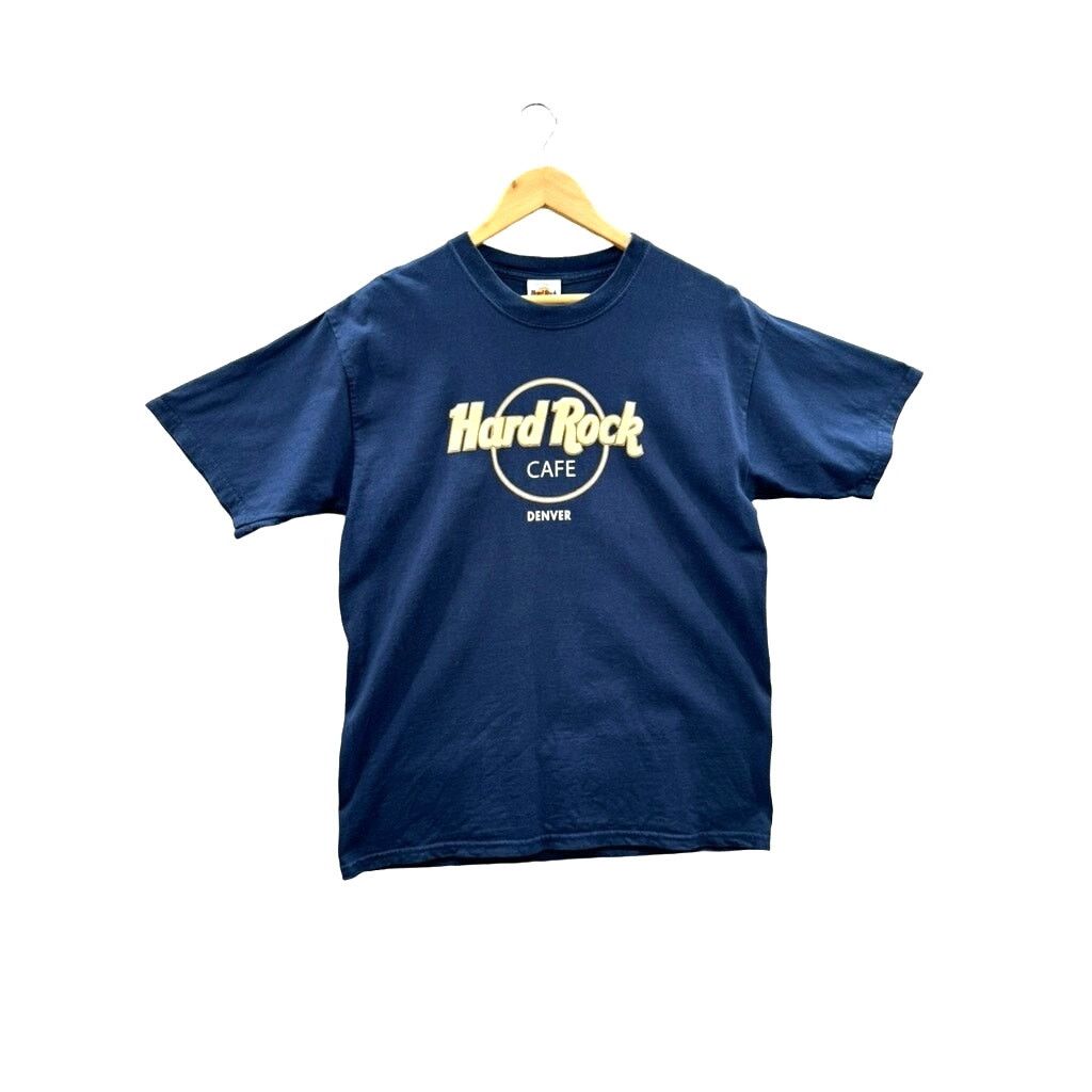 Hard Rock Cafe × Vintage 2000's Hard Rock Cafe Denver Puff Print Graphic T-Shirt Size US L / EU 52-54 / 3 - 1 Thumbnail