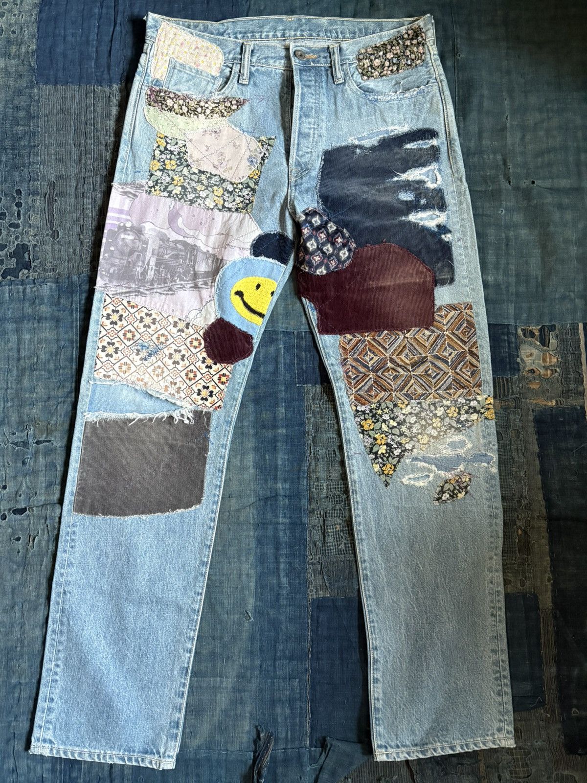 Kapital Kountry kapital clutch smile flare star hippie patchwork kountry Size US 34 / EU 50 - 1 Thumbnail