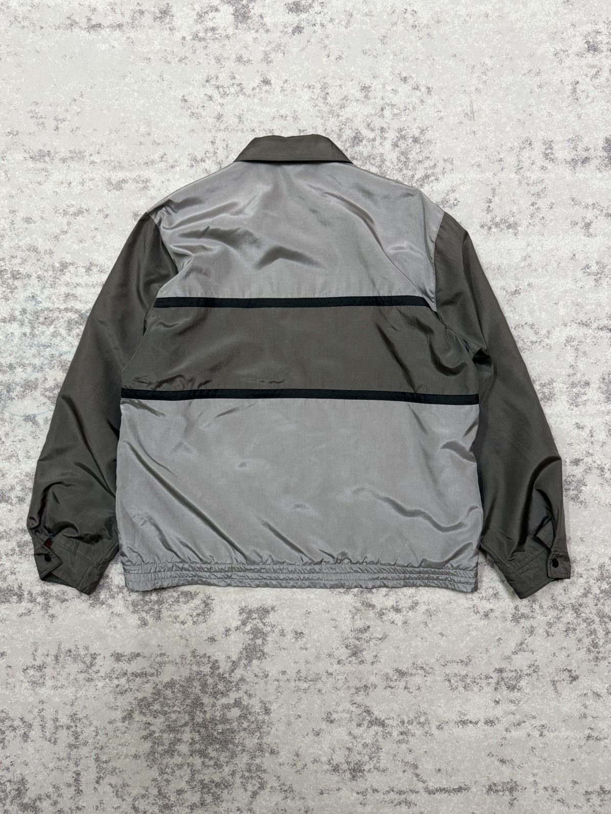 Full Count & Co. Full count by Mar-Medi grey and silver paneled nylon jacket Size US M / EU 48-50 / 2 - 13 Thumbnail