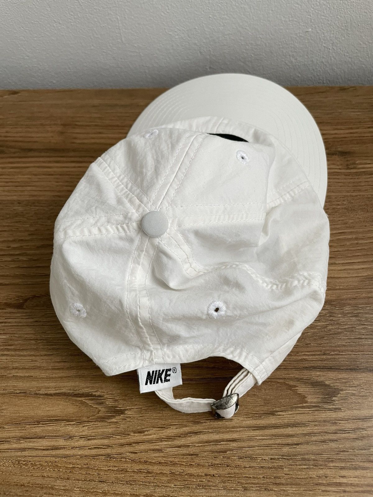 Nike Nike Vintage 90s Hat Cap Baseball Cap Size ONE SIZE - 8 Thumbnail