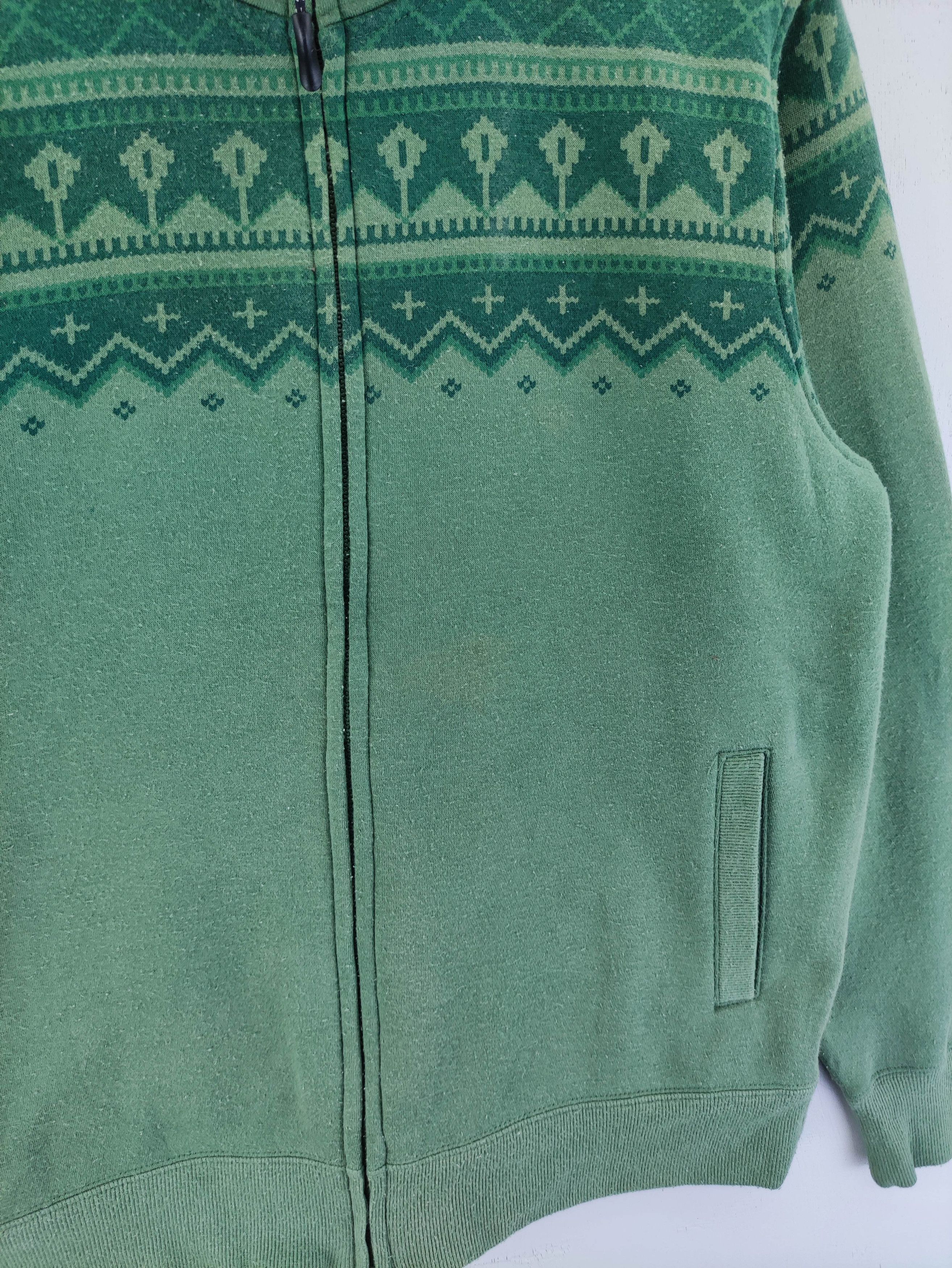 Japanese Brand Vintage Good Day Sweater Jacket Lined Fleece Zipper Size US M / EU 48-50 / 2 - 2 Thumbnail