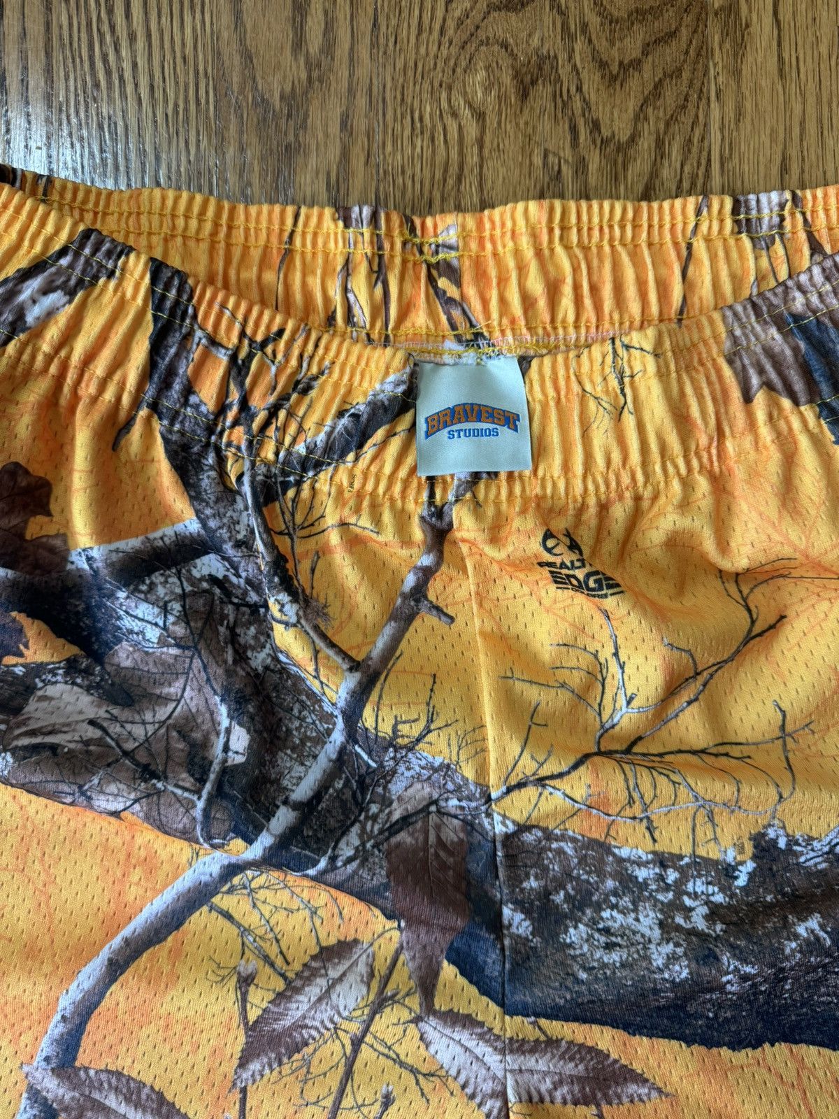 Bravest Studios Bravest Studios Yellow Gold Real Tree Camo Mesh Shorts- M Size US 32 / EU 48 - 2 Thumbnail