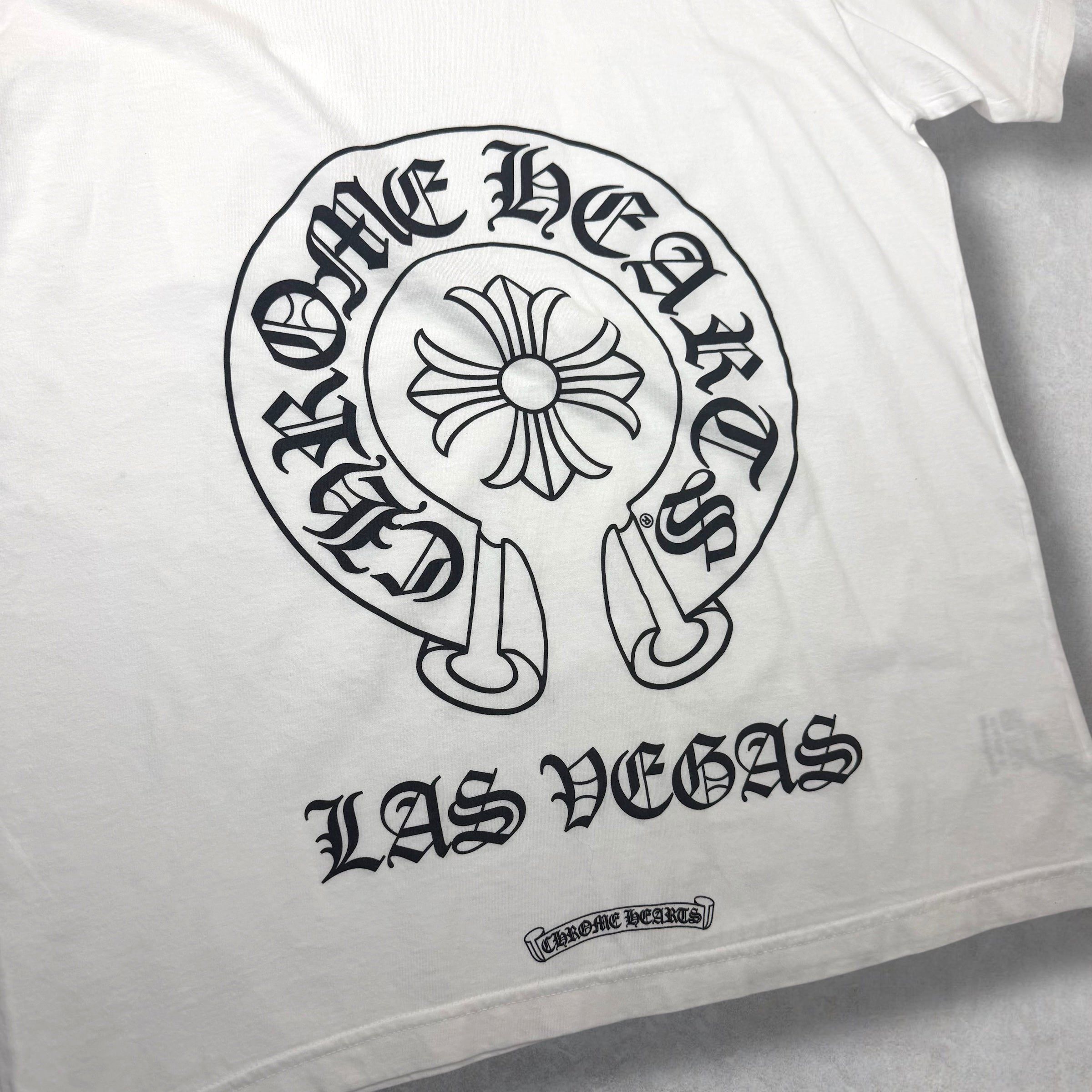 Chrome Hearts Chrome Hearts Las Vegas Exclusive Horseshoe Tee White L Size US L / EU 52-54 / 3 - 3 Thumbnail