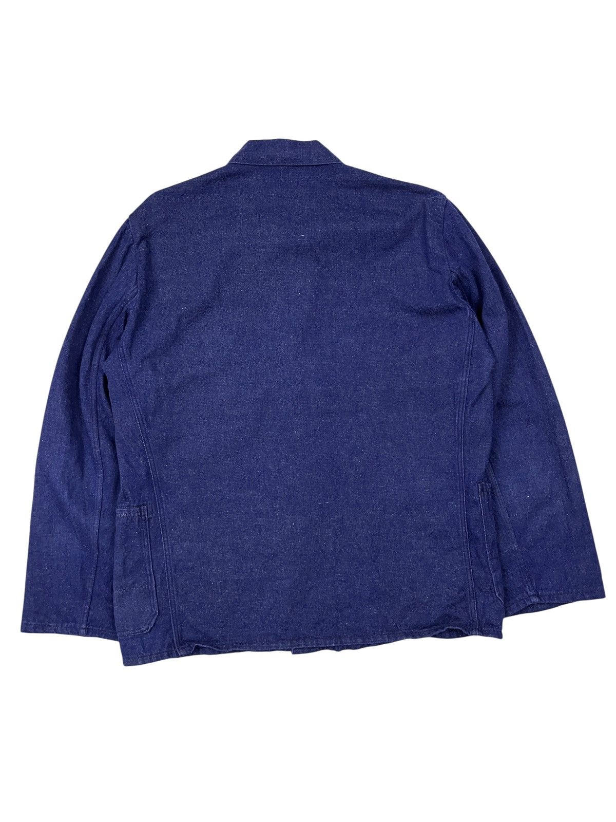 Le Laboureur Vintage 60s Sanfor Jacket French Chore Coat Vetra Workwear Size US M / EU 48-50 / 2 - 5 Thumbnail
