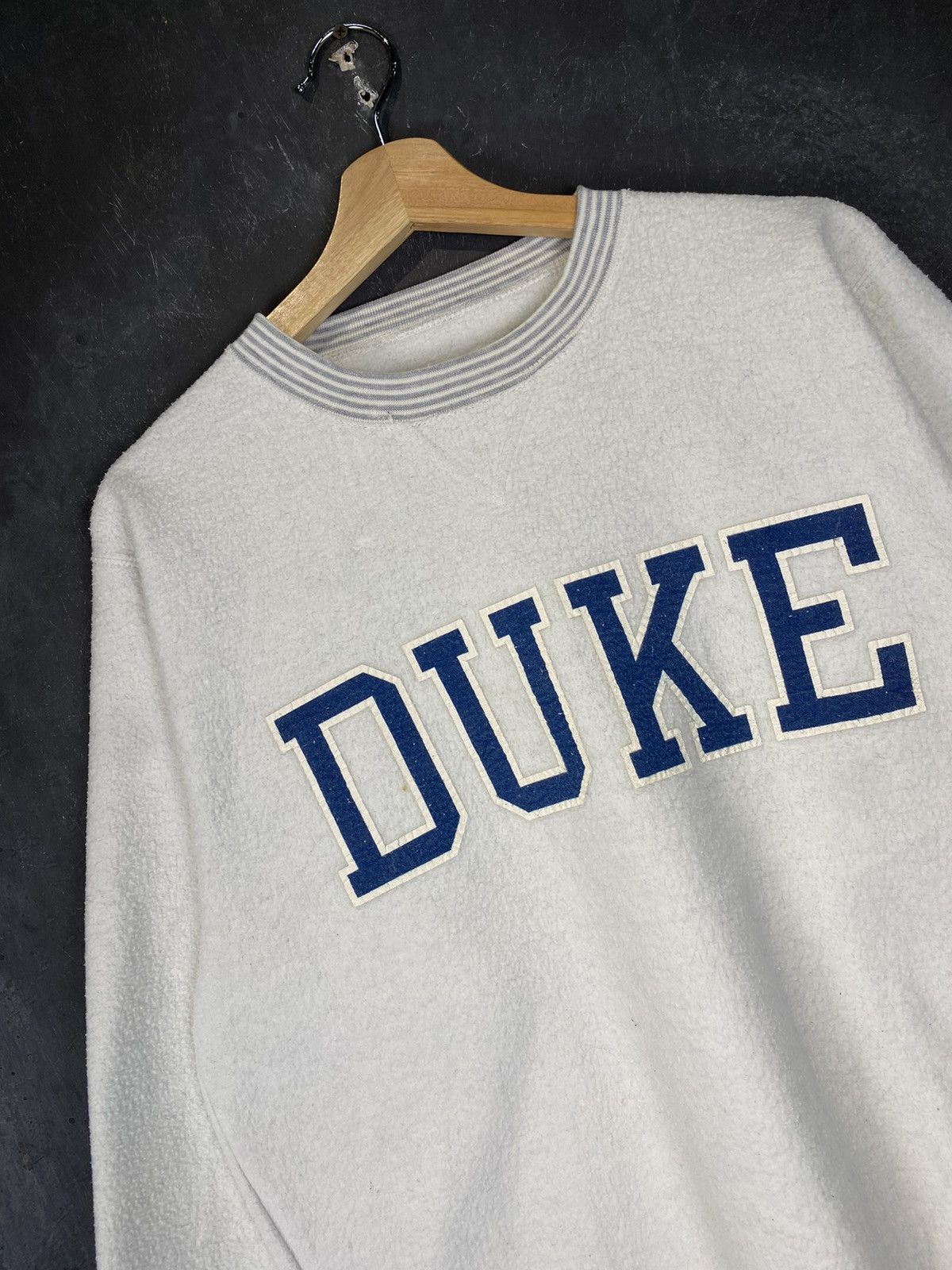 Vintage y2k Duke Spellout Fleece Crewneck Size US M / EU 48-50 / 2 - 2 Thumbnail