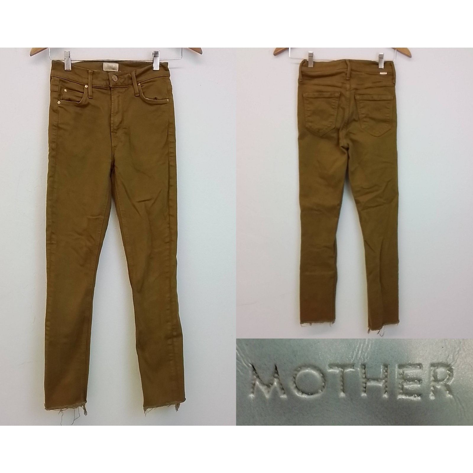MOTHER Mother The Mid Rise Dazzler Jeans Women's 24 Brown Ankle Size 24" / US 00 / IT 34 - 1 Thumbnail