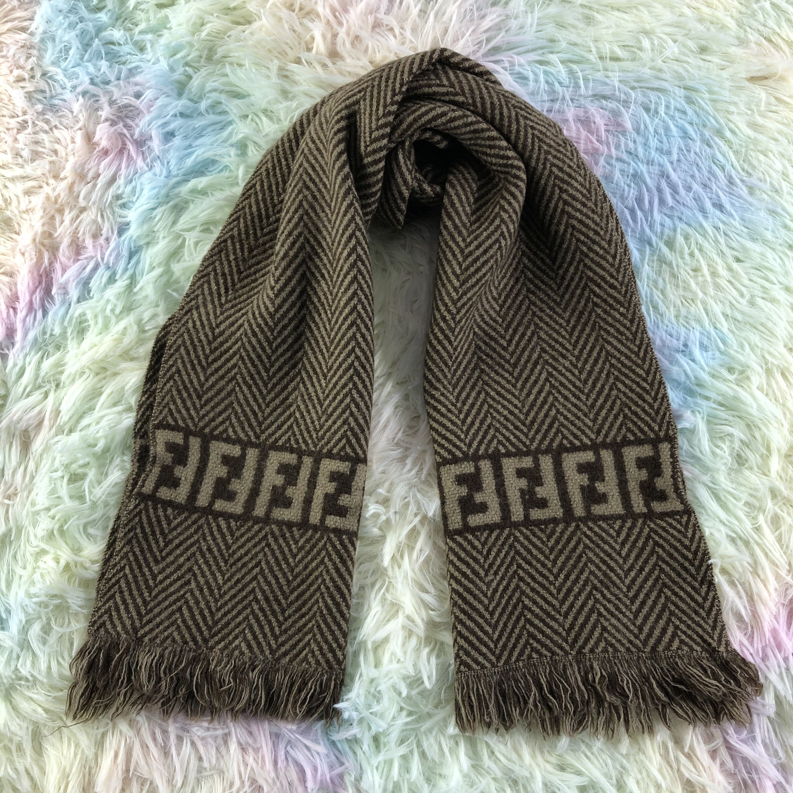 Vintage Fendi Scarf / Muffler / Neckwear Size ONE SIZE - 1 Thumbnail