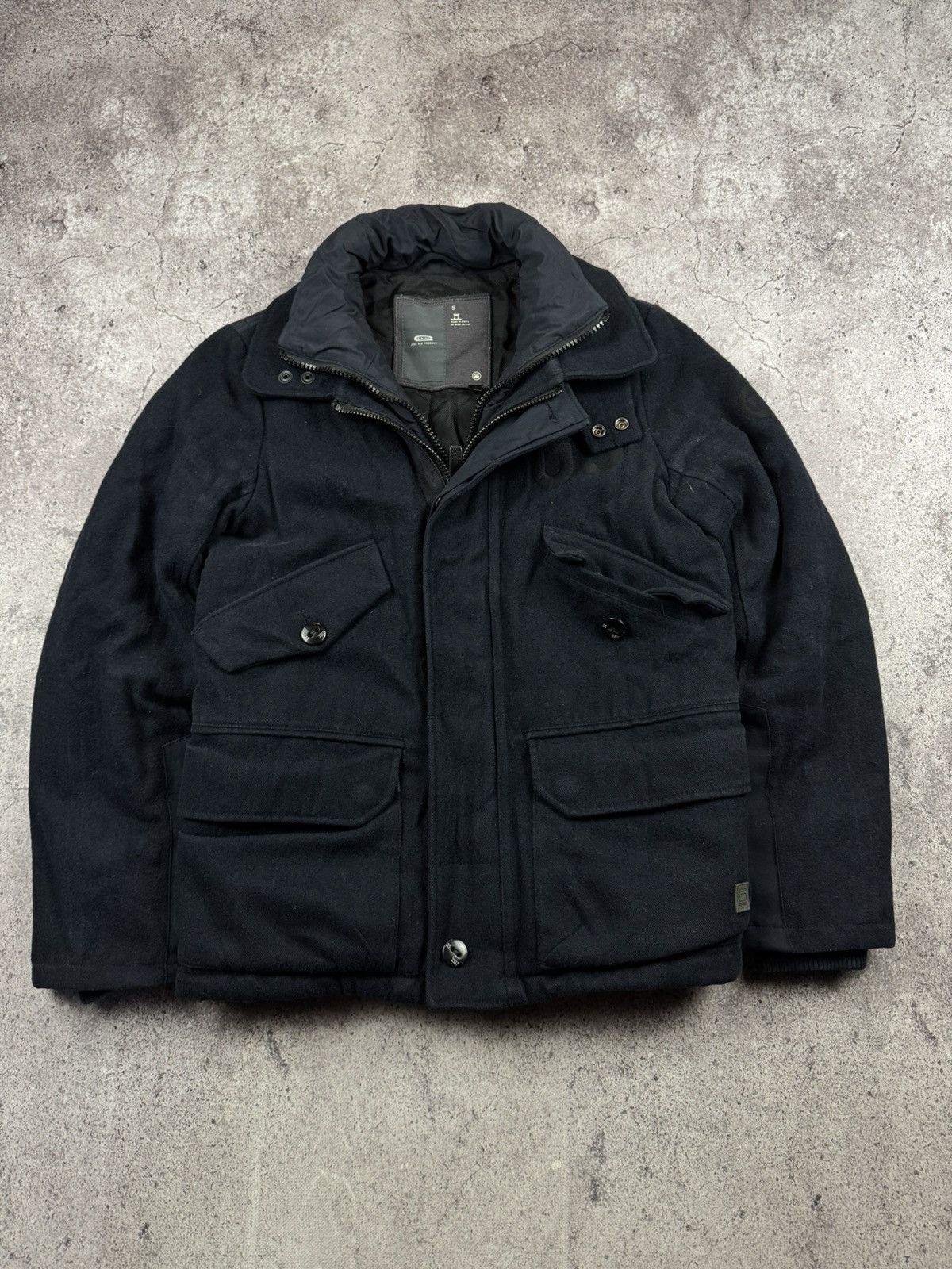 G-Star AVANT GARDE G STAR RAW JUNYA WATANABE WOOL BOMBER JACKET Y2K Size US S / EU 44-46 / 1 - 1 Thumbnail