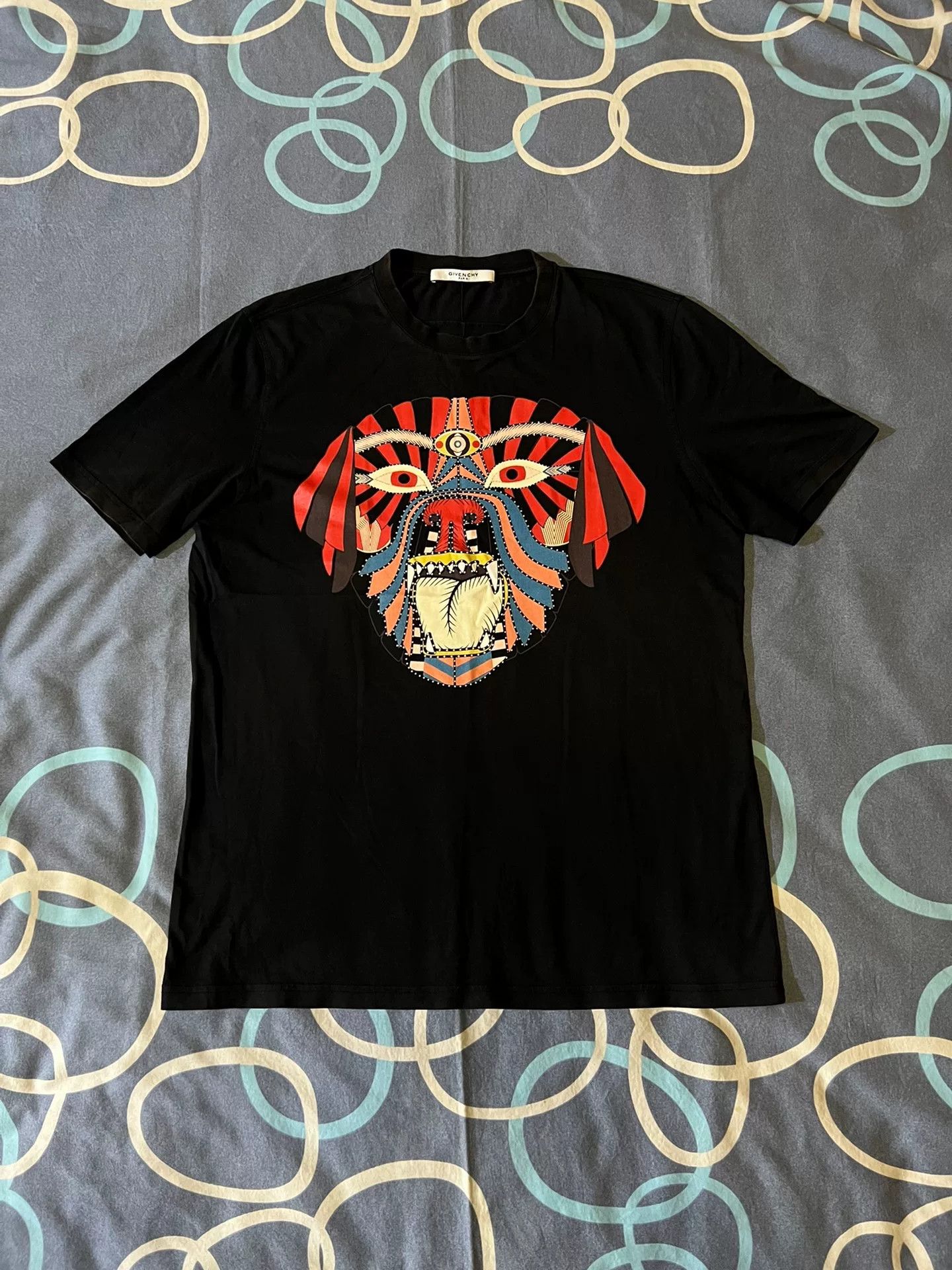 Givenchy Givenchy Rottweiler Peking Opera Print T-shirt Size US M / EU 48-50 / 2 - 1 Thumbnail