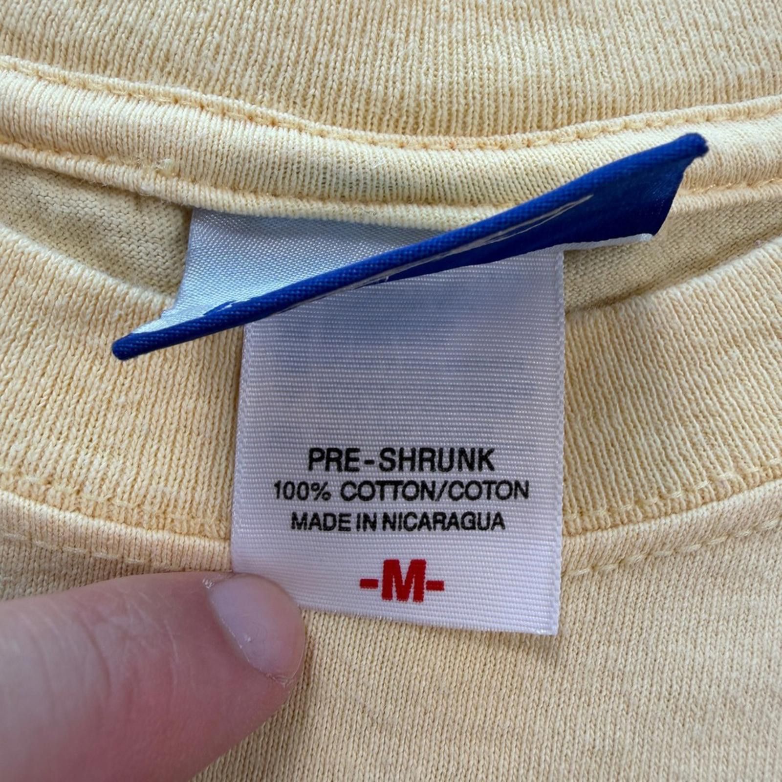 Reebok Vintage Reebok Falmouth Walk T Shirt M Yellow Sailing Y2K Size US M / EU 48-50 / 2 - 5 Thumbnail