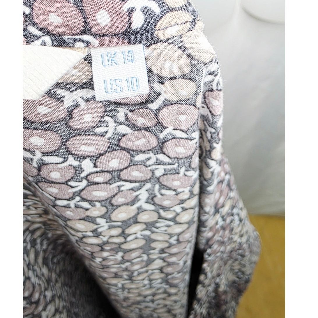 Boden Boden Ditsy Floral Empire Waist Dress 3/4 Sleeve Size L / US 10 / IT 46 - 7 Thumbnail