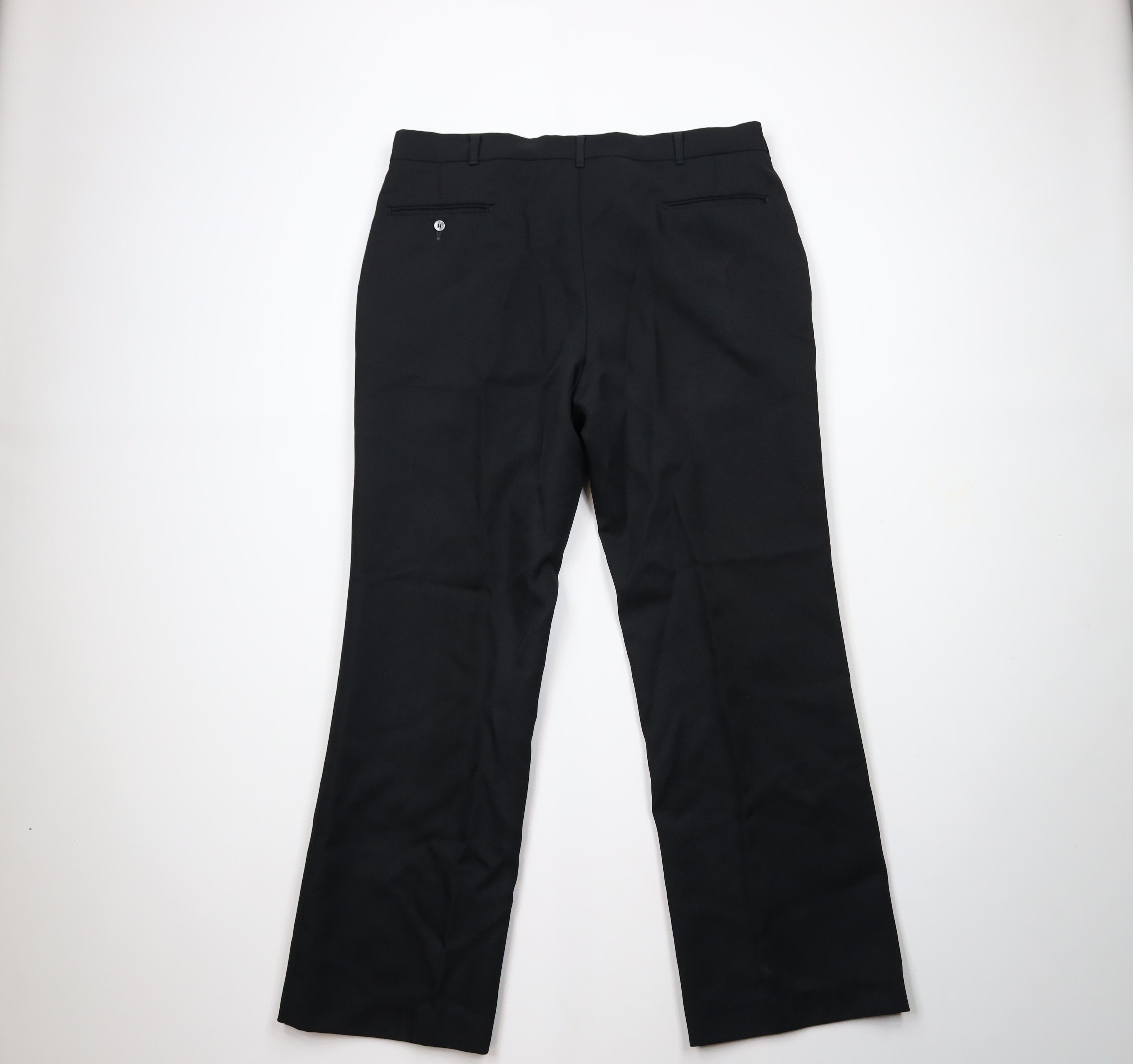 Vintage Vintage 70s Streetwear Bell Bottoms Chino Pants Black USA Size US 38 / EU 54 - 8 Thumbnail