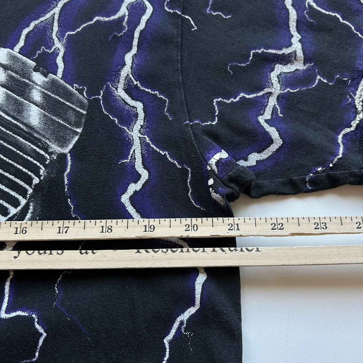 Harley Davidson × Vintage Vintage 90s Harley Davidson Lightning & Thunder AOP T Shirt Size US L / EU 52-54 / 3 - 5 Thumbnail