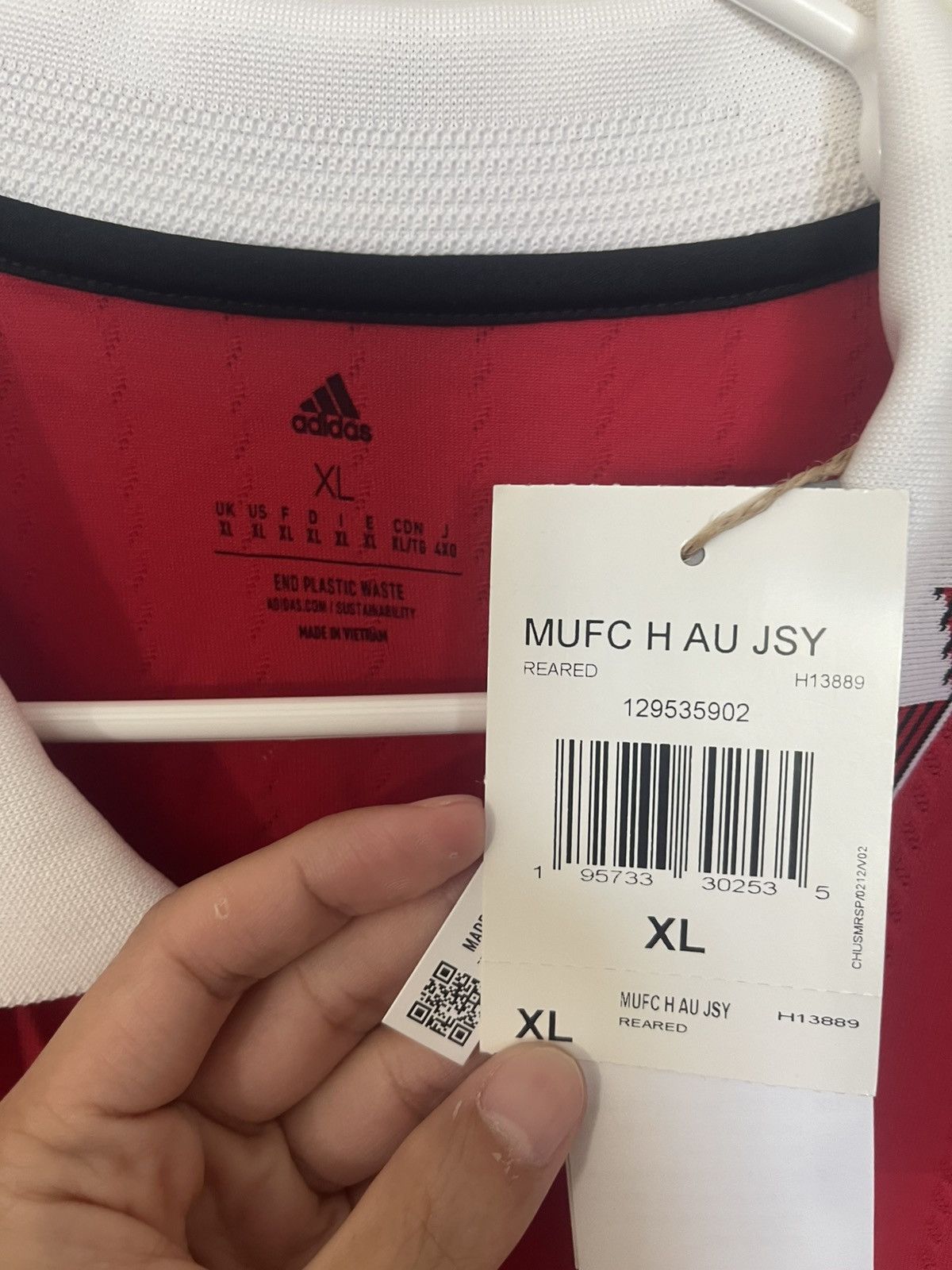 Adidas 2022/23 Adidas Manchester United Authentic Jersey Ronaldo 7 Size US XL / EU 56 / 4 - 4 Thumbnail