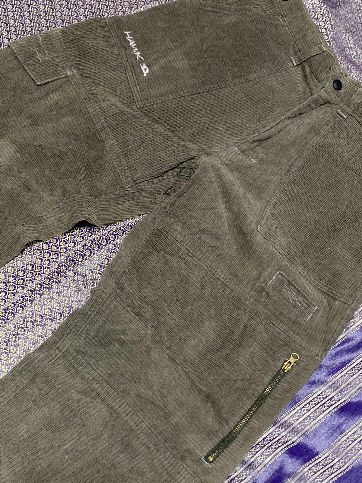 Tony Hawk Tony Hawk Corduroy Cargo Pants Skate Apparel Size US 31 - 9 Thumbnail