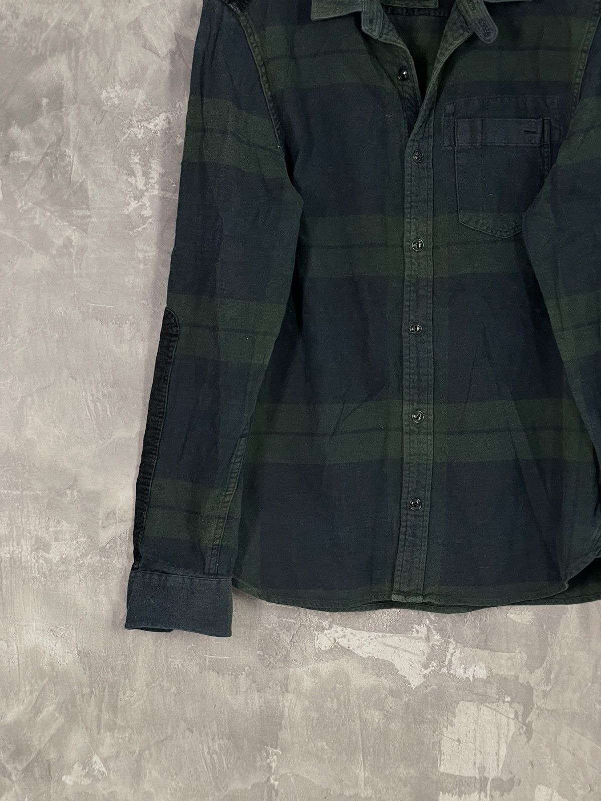 Allsaints × Japanese Brand Allsaints Pocket Striped Check Overshirt Jacket Shirt Size US M / EU 48-50 / 2 - 5 Thumbnail