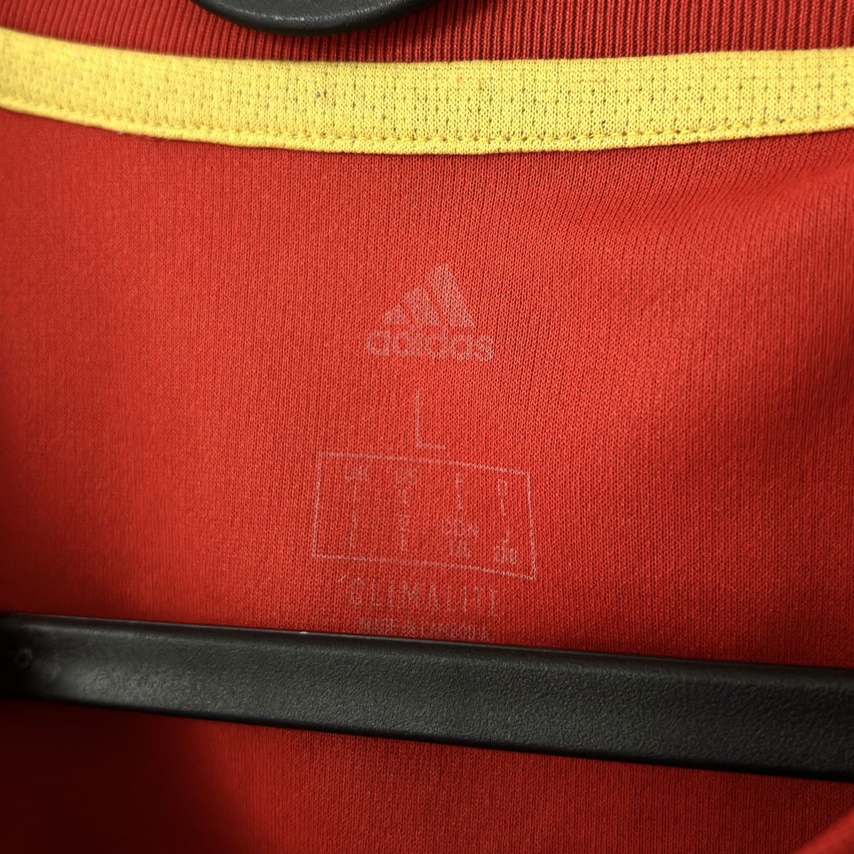 Adidas 2018 2020 Spain National Adidas Home Kit Soccer Jersey Shirt Size US L / EU 52-54 / 3 - 4 Thumbnail