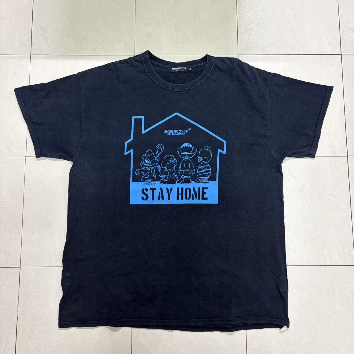 Undercover Undercover SS20 ‘Stay Home’ Exclusive T Shirt Size US L / EU 52-54 / 3 - 1 Thumbnail
