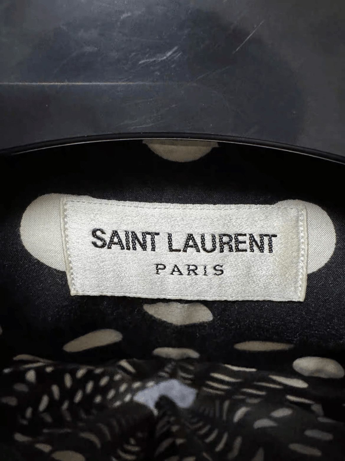 Saint Laurent Paris Sz 38 Saint Laurent Paris by Hedi 16SS Poke Dots Shirt-2508 Size US M / EU 48-50 / 2 - 5 Thumbnail