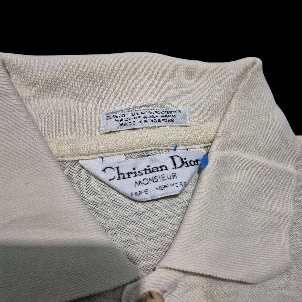 Christian Dior Monsieur Vintage Christian Dior Monsieur Polo Shirts Size US L / EU 52-54 / 3 - 3 Thumbnail