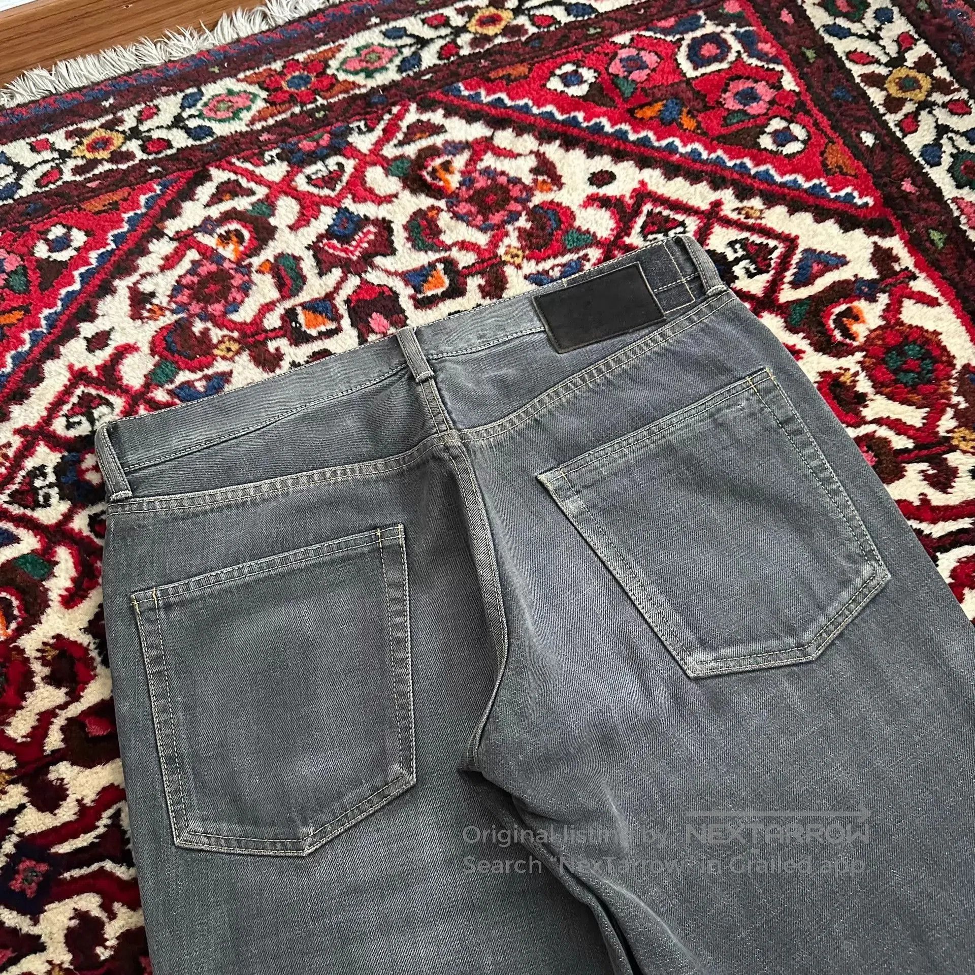 Visvim Gray Distressed Denim Pants Size 34. Size US 34 / EU 50 - 6 Thumbnail