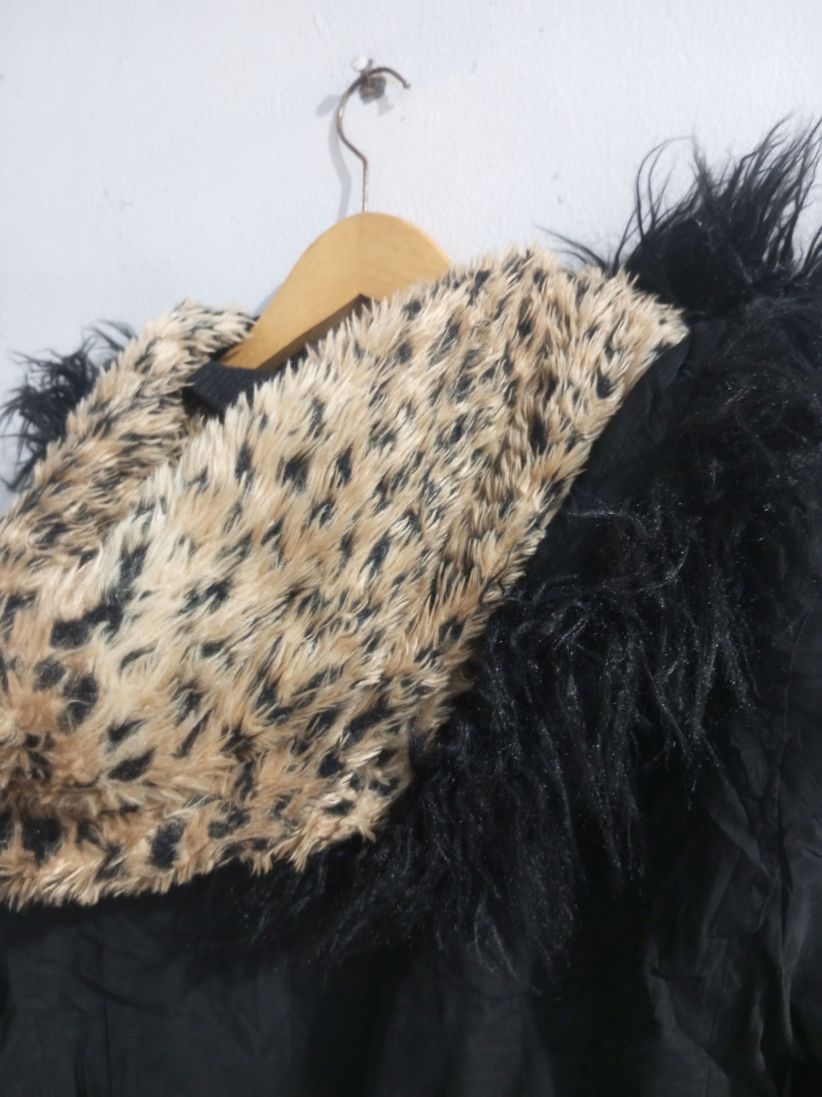 Hysteric Glamour Glad news Sherpa jacket leopard fur hoodie Size US M / EU 48-50 / 2 - 8 Thumbnail
