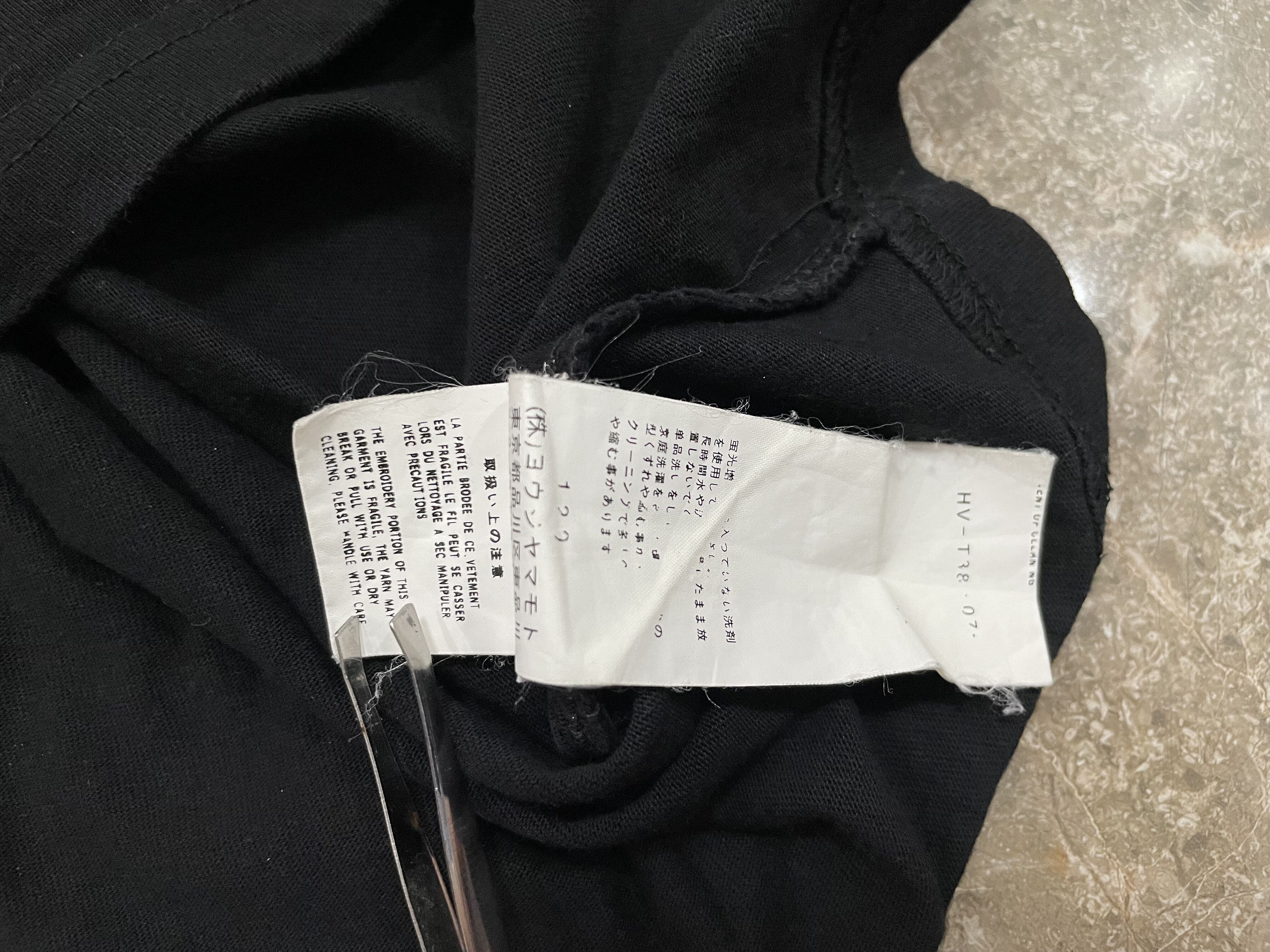New Era × Yohji Yamamoto New Era x Yohji Yamamoto Embroidery Logo Shirt Size US XL / EU 56 / 4 - 8 Thumbnail