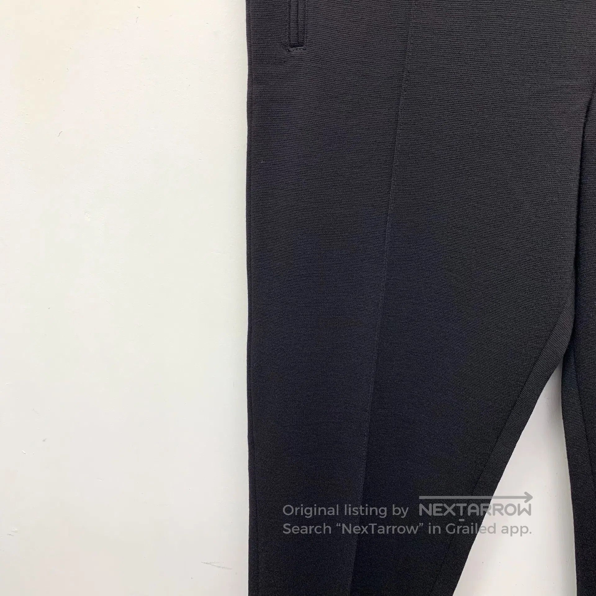 Dolce & Gabbana Dolce Gabbana Black Wool Casual Trousers| Size US 38 / EU 54 - 4 Thumbnail