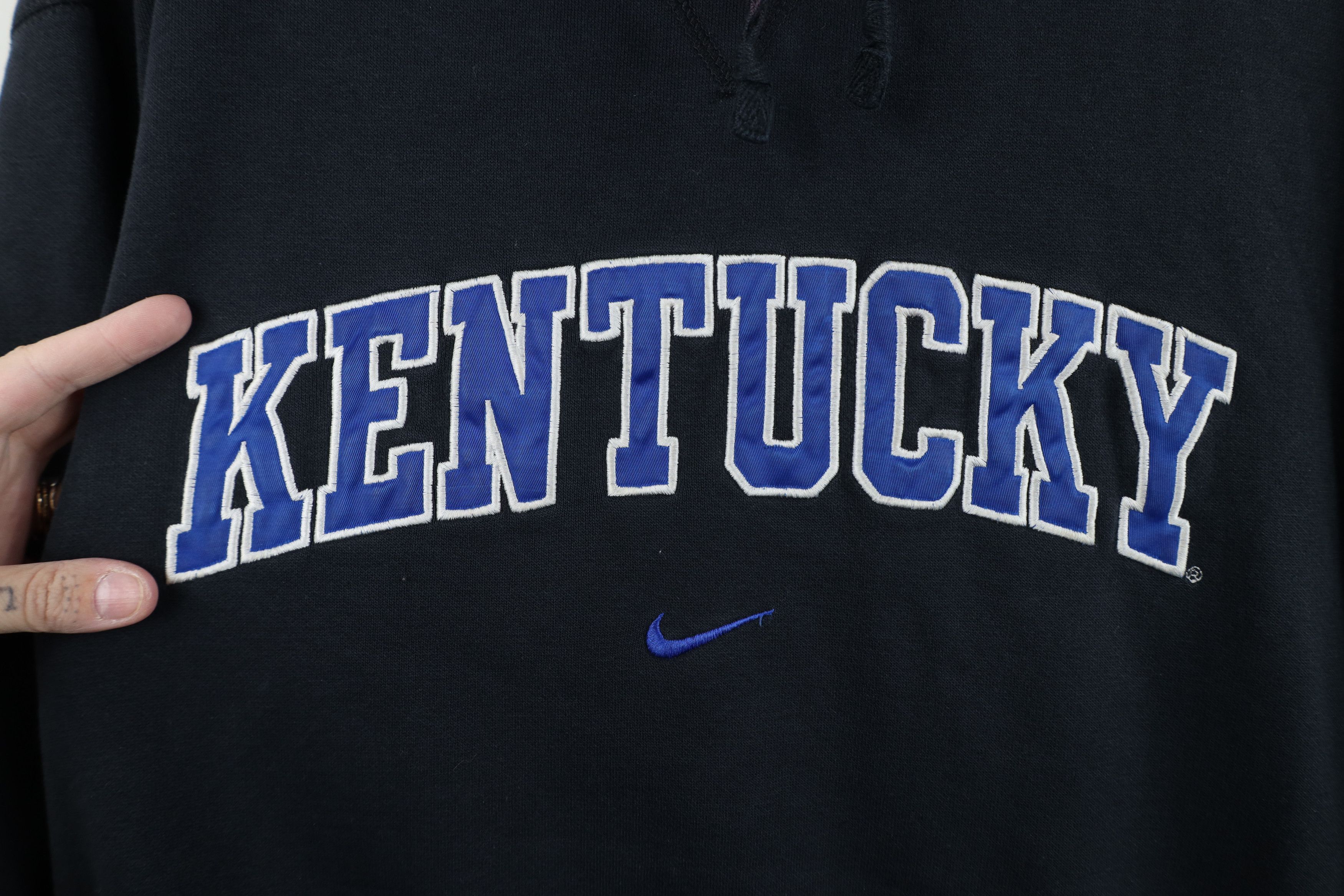 Nike Vintage Y2K Nike Mini Swoosh University of Kentucky Hoodie Size US XXL / EU 58 / 5 - 4 Thumbnail