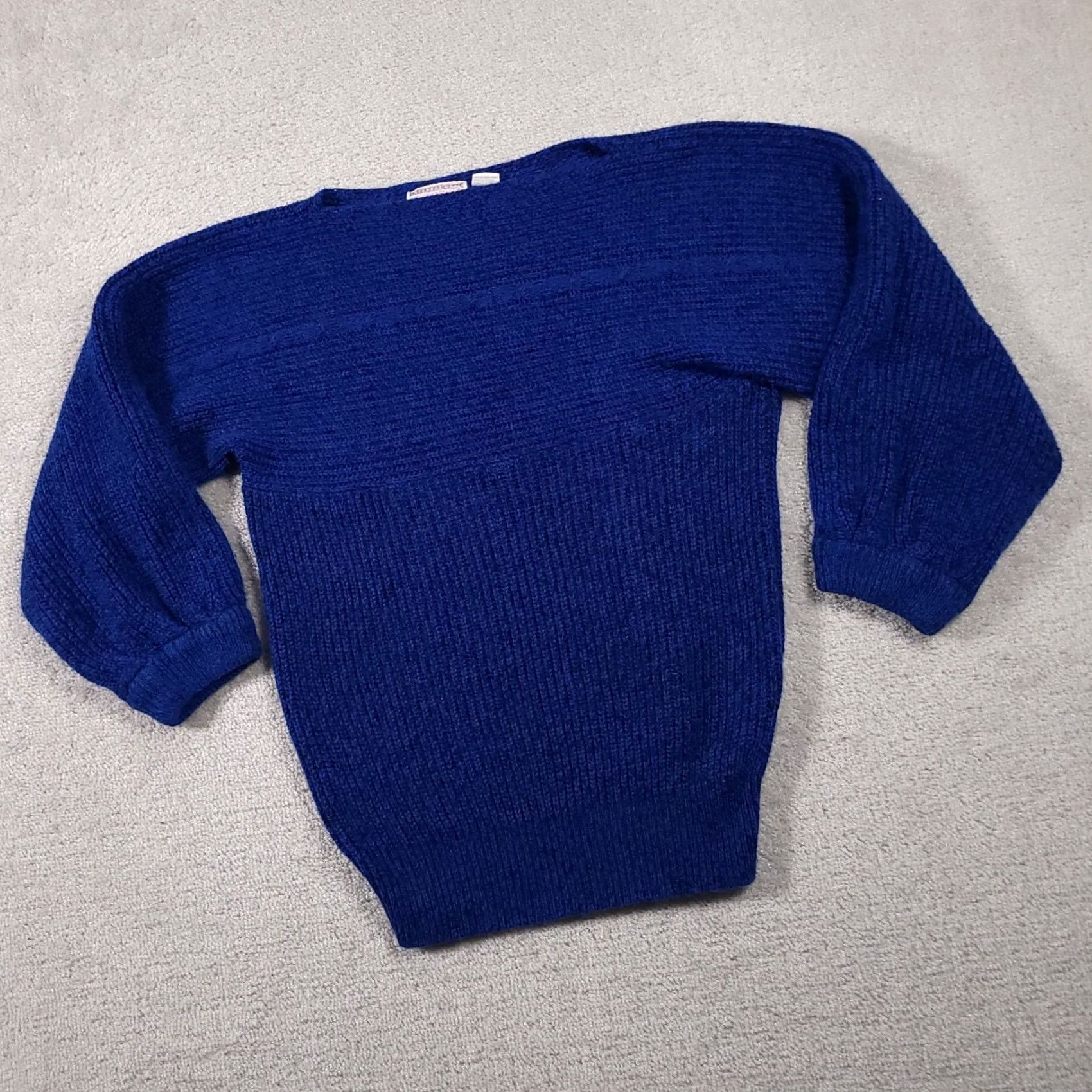 Vintage VINTAGE Zalerno International Sportswear Sweater Women's 18W Blue 3/4 Sleeve Pullover Knit Size XXL / US 16-18 / IT 52-54 - 2 Thumbnail