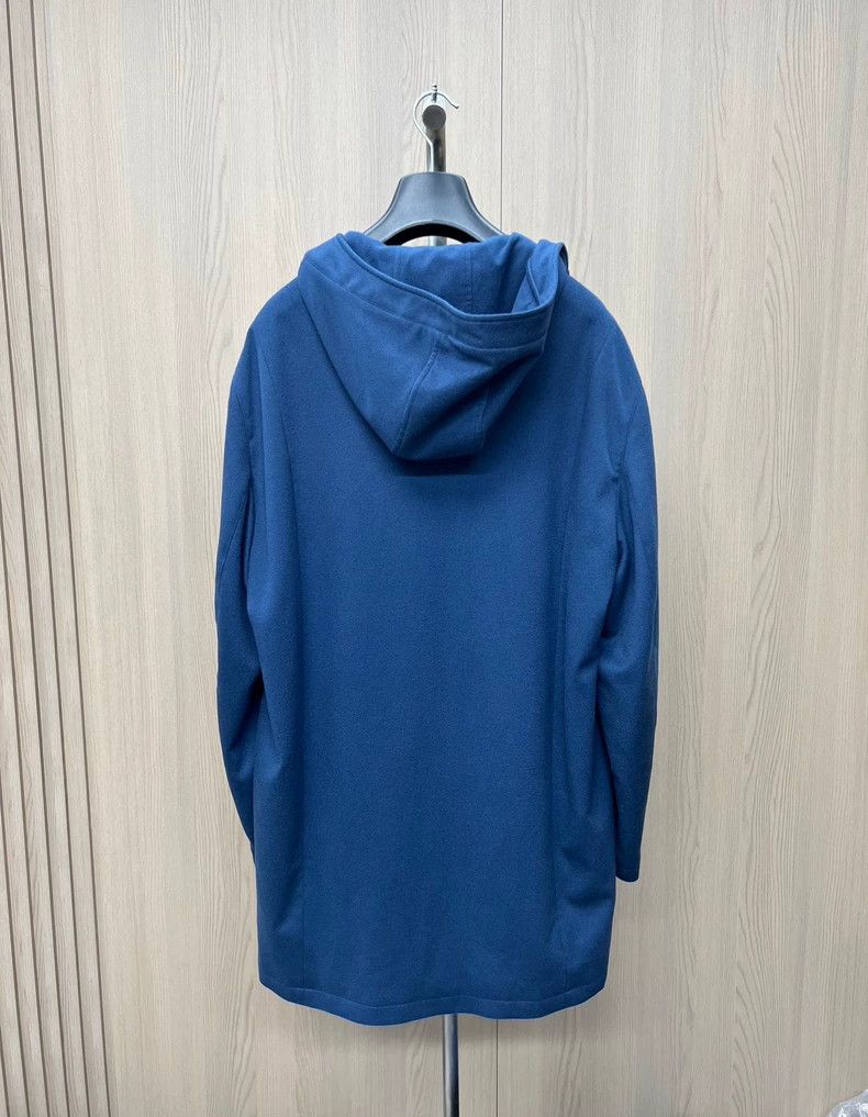 Loro Piana LORO PIANA Cashmere, woolen overcoat with hood Size XL / US 12-14 / IT 48-50 - 7 Thumbnail