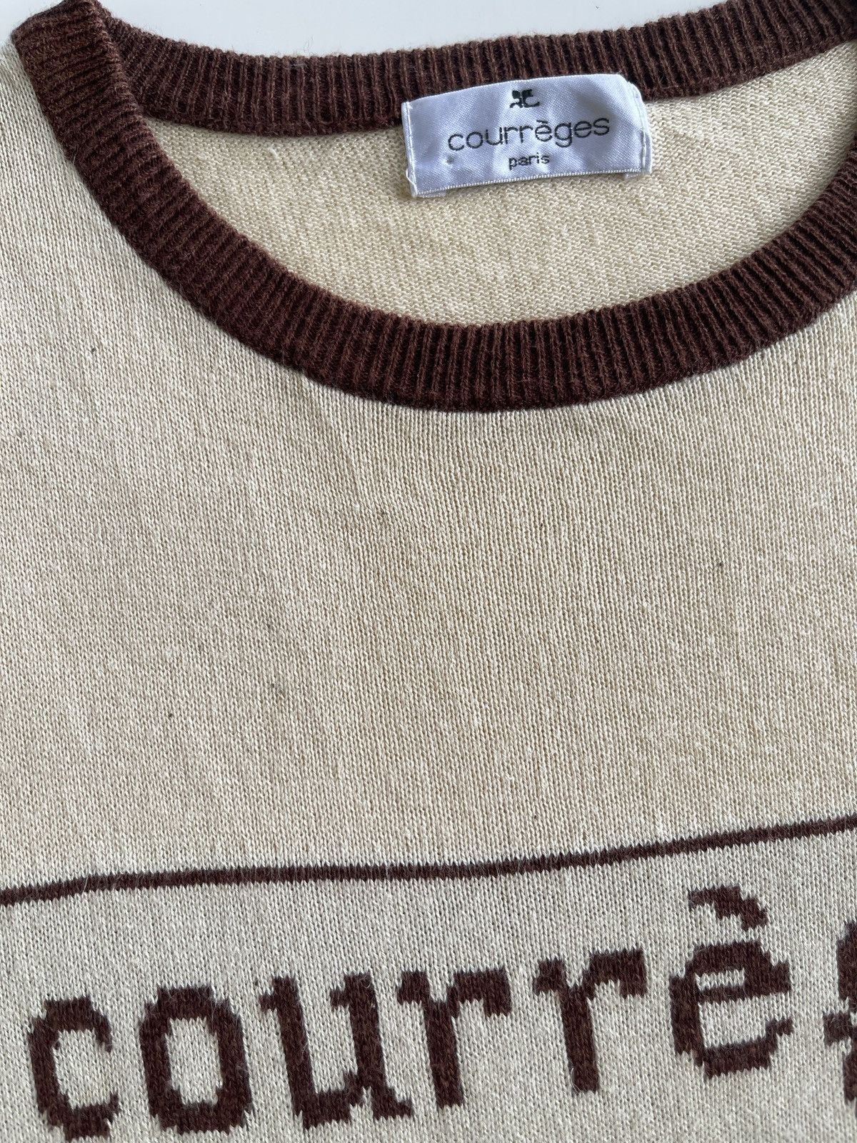 Courreges Courreges Spellout Knitted Shirt Size M / US 6-8 / IT 42-44 - 6 Thumbnail
