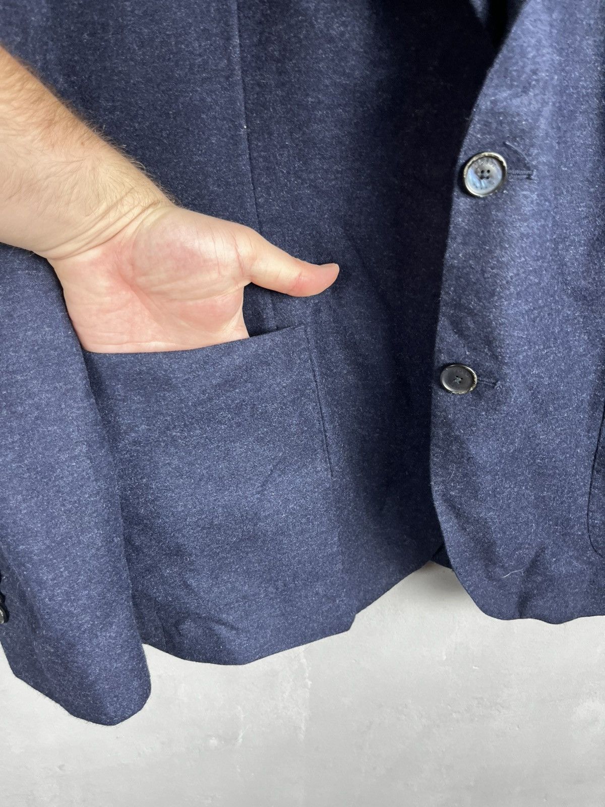 Boggi Boggi wool blazer jacket Size 54R - 7 Thumbnail