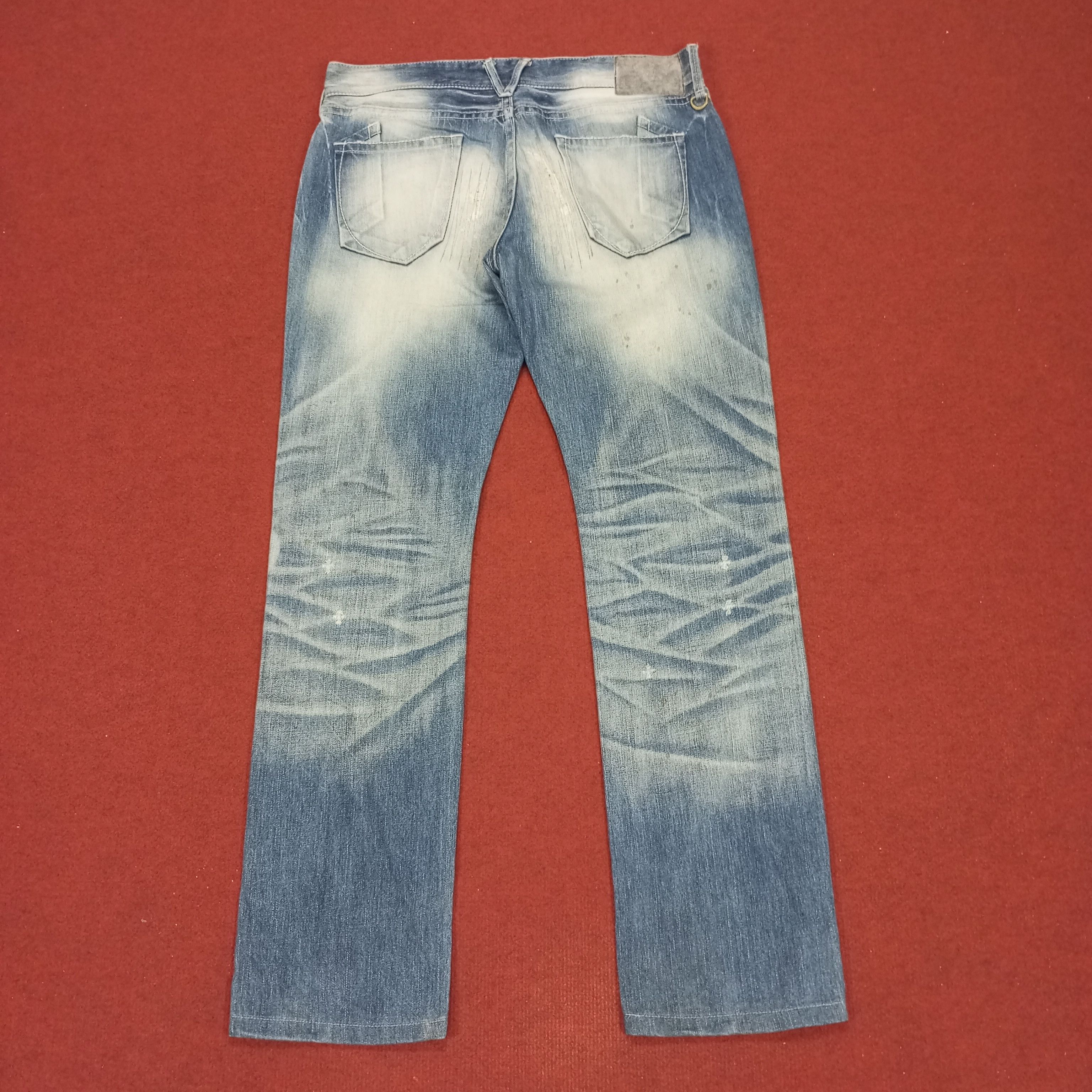 Vanquish × Vintage Vanquish Fashion Style Distressed Jeans Size 34" / US 12 / IT 48 - 4 Thumbnail