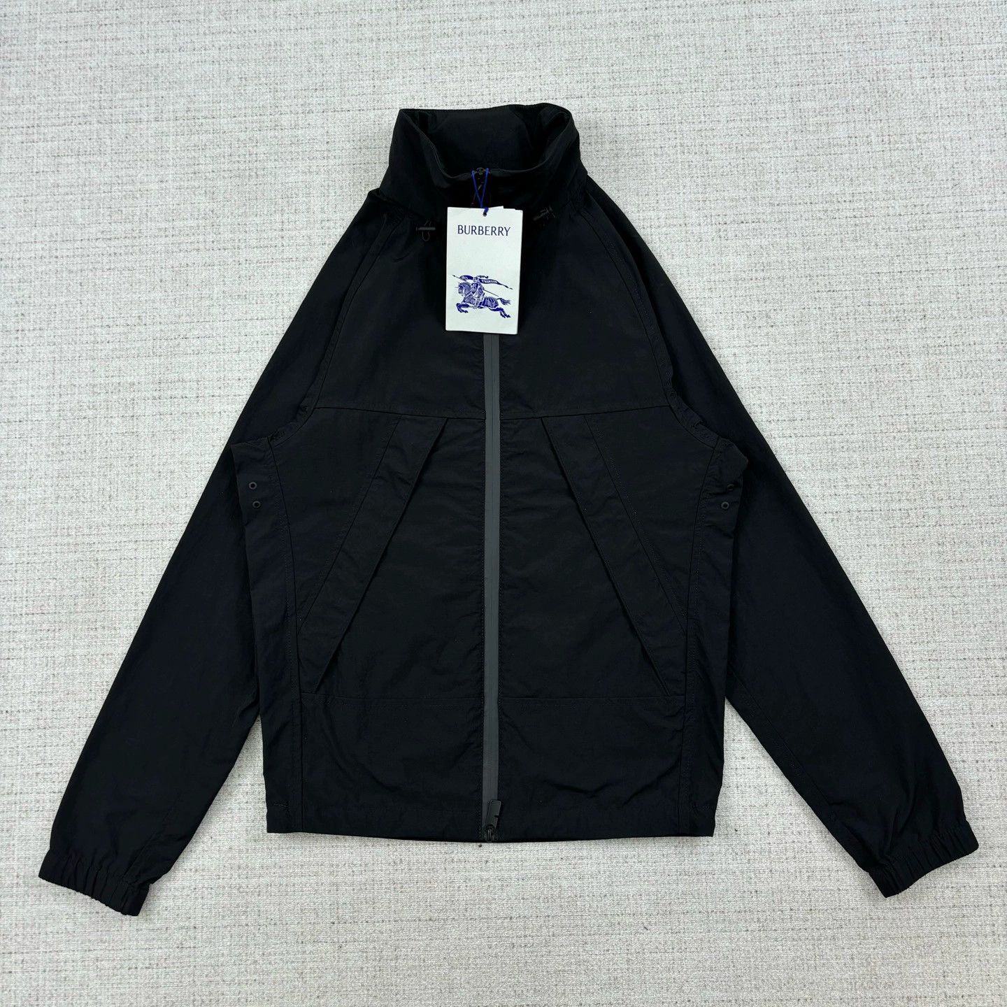 Burberry Burberry Solid Equestrian Knight Zip Jacket Size US XXS / EU 40 - 1 Thumbnail